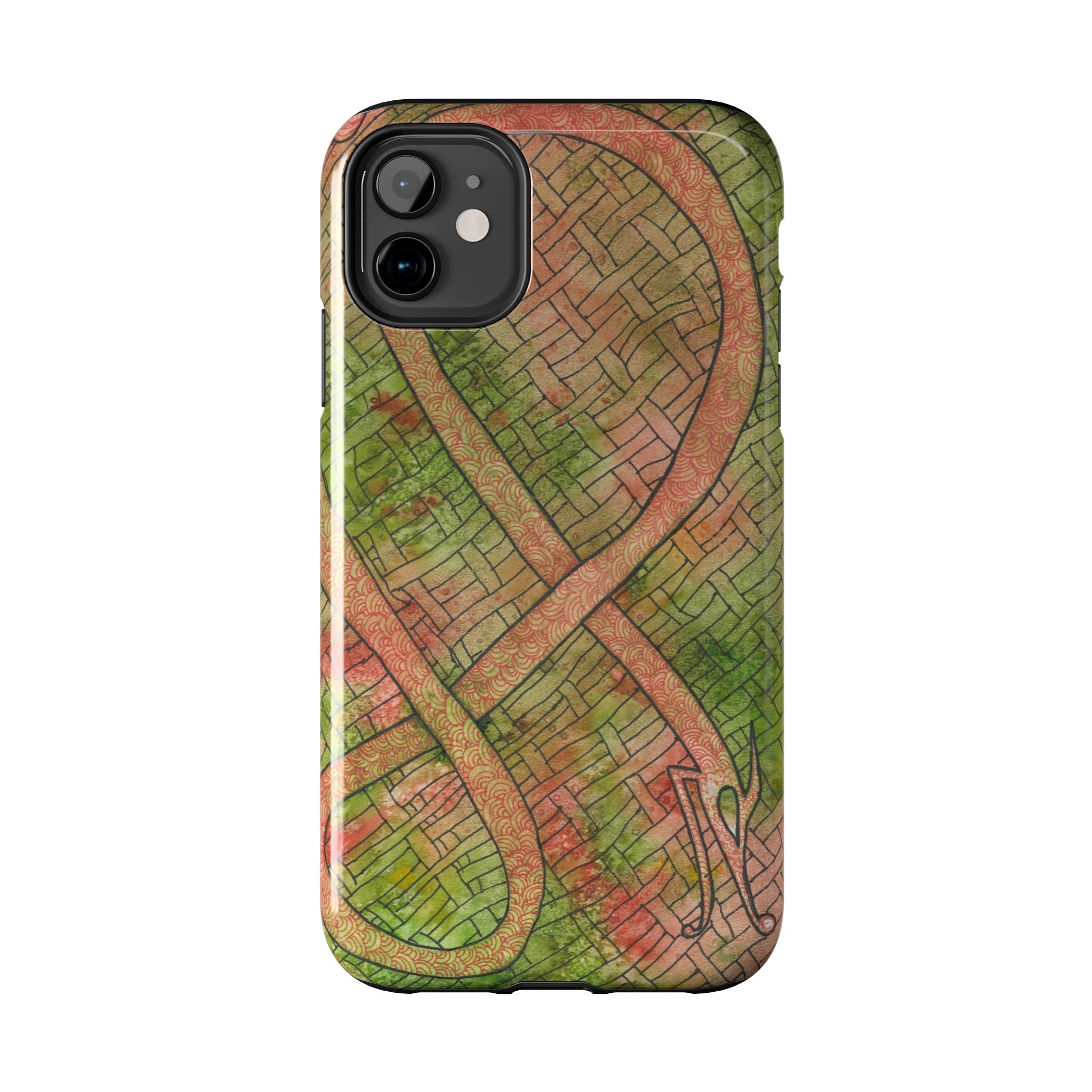 Tough Phone Case - All iPhones and Samsung Galaxys - Exciting Abstract Design #57 Celtic Flavours