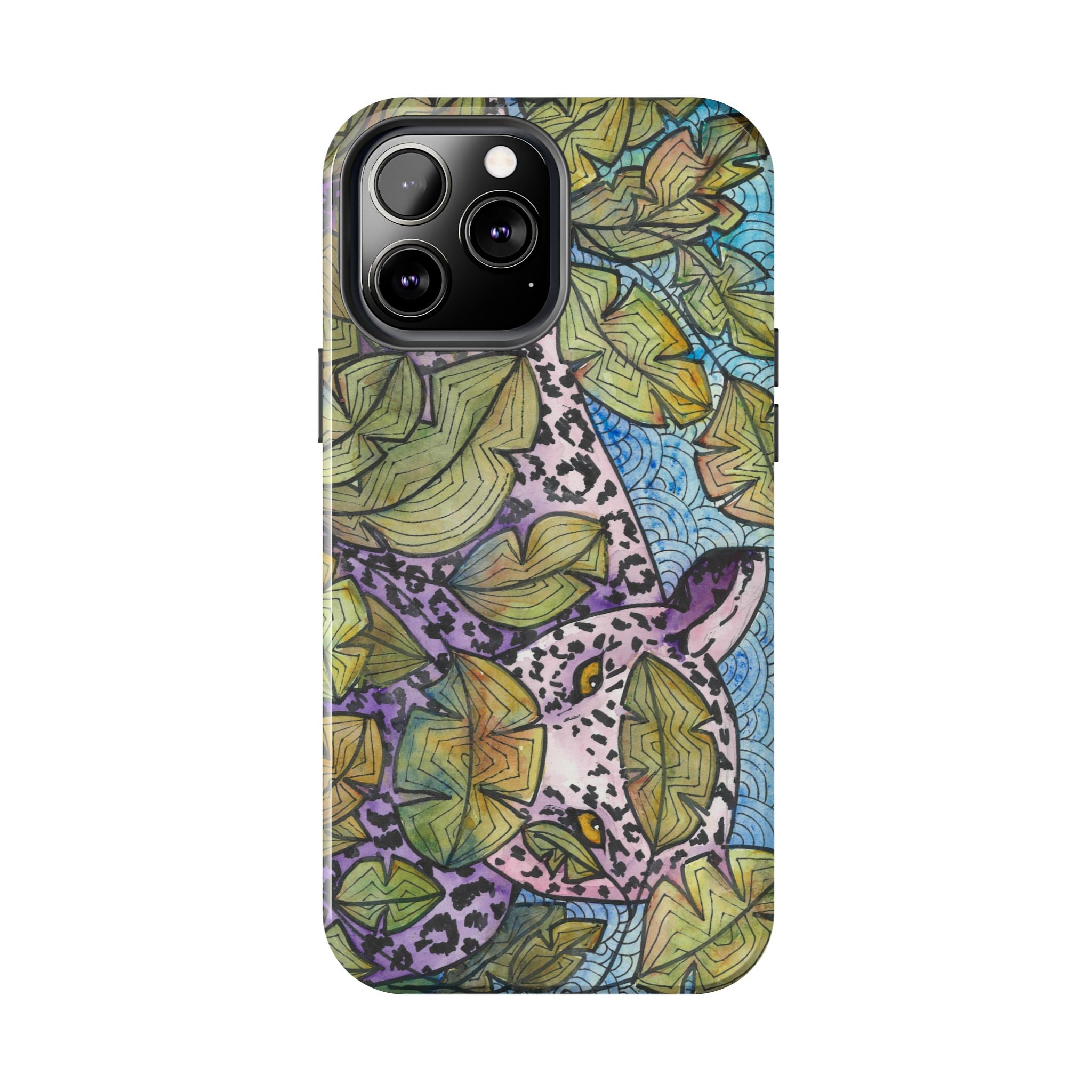 Tough Phone Case - All iPhones and Samsung Galaxys - Exciting Abstract Design #76 Purrfect Blend