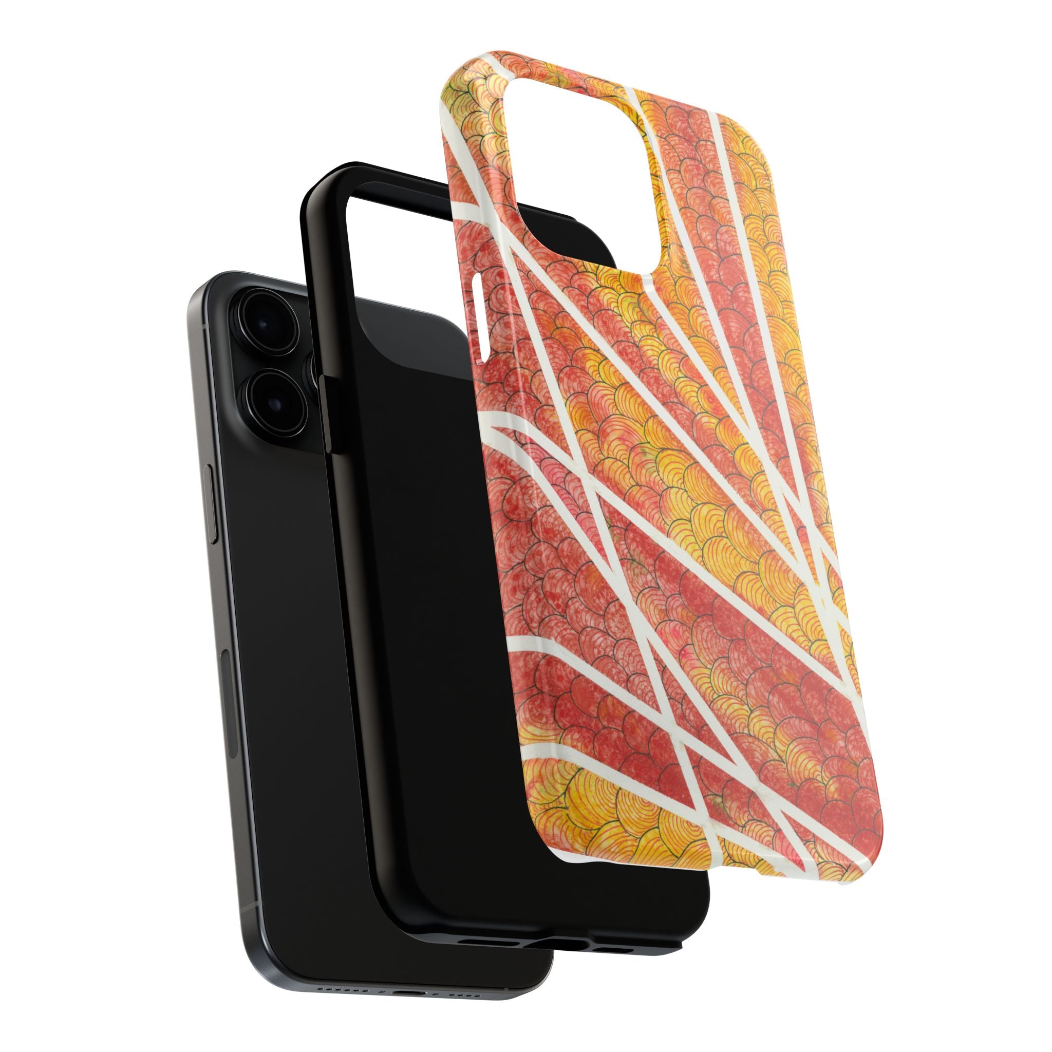 Tough Phone Case - All iPhones and Samsung Galaxys - Exciting Abstract Design #67 Max Mimosa