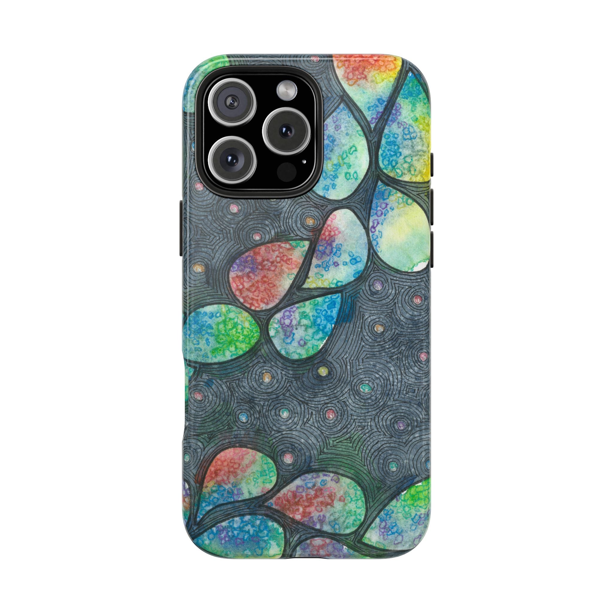 Tough Phone Case - All iPhones and Samsung Galaxys - Exciting Abstract Design #30 Give Us A Minute