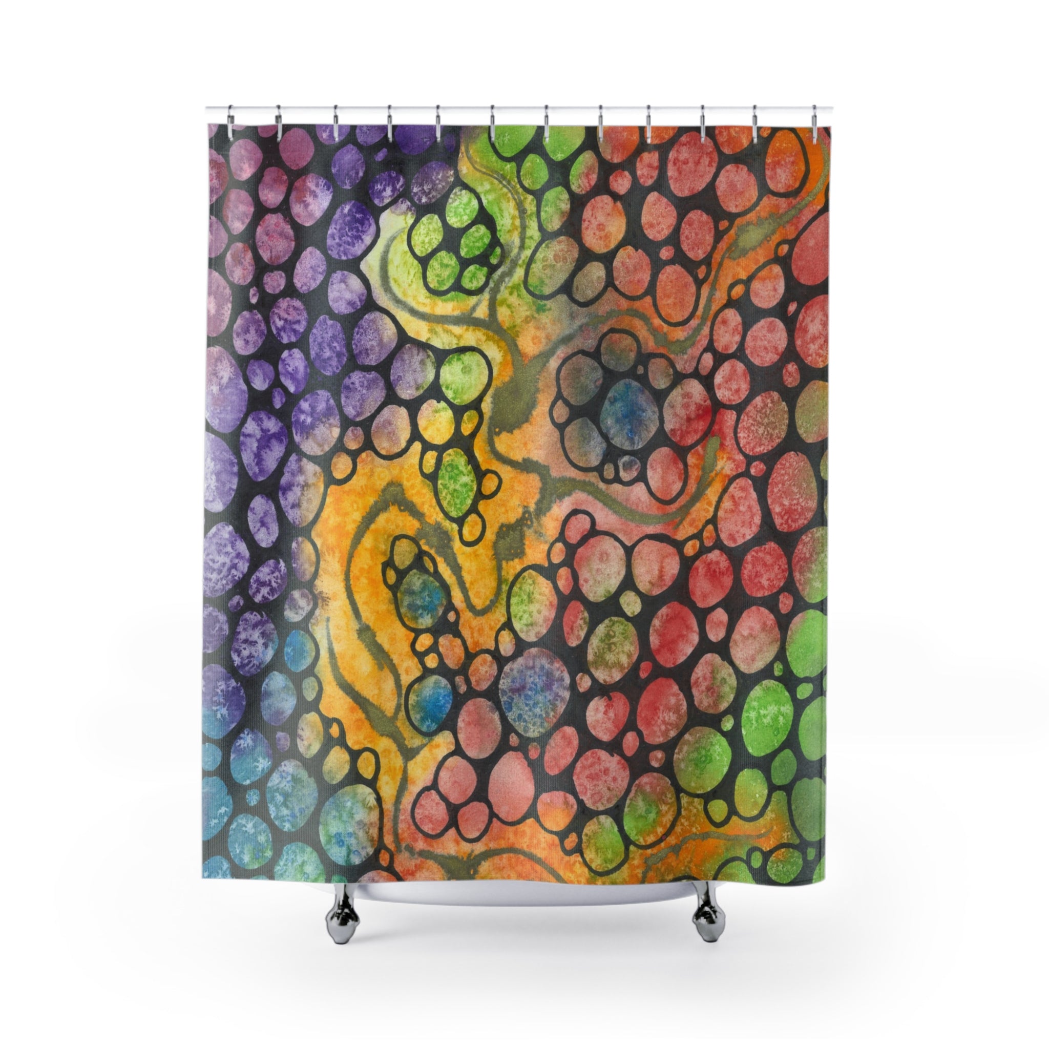 Beautiful Shower Curtains to Refresh Your Bathroom. Colourful Abstract Designs. Perfect For Your Bathroom or Special House-Warming Gift #77 River Of Dreams