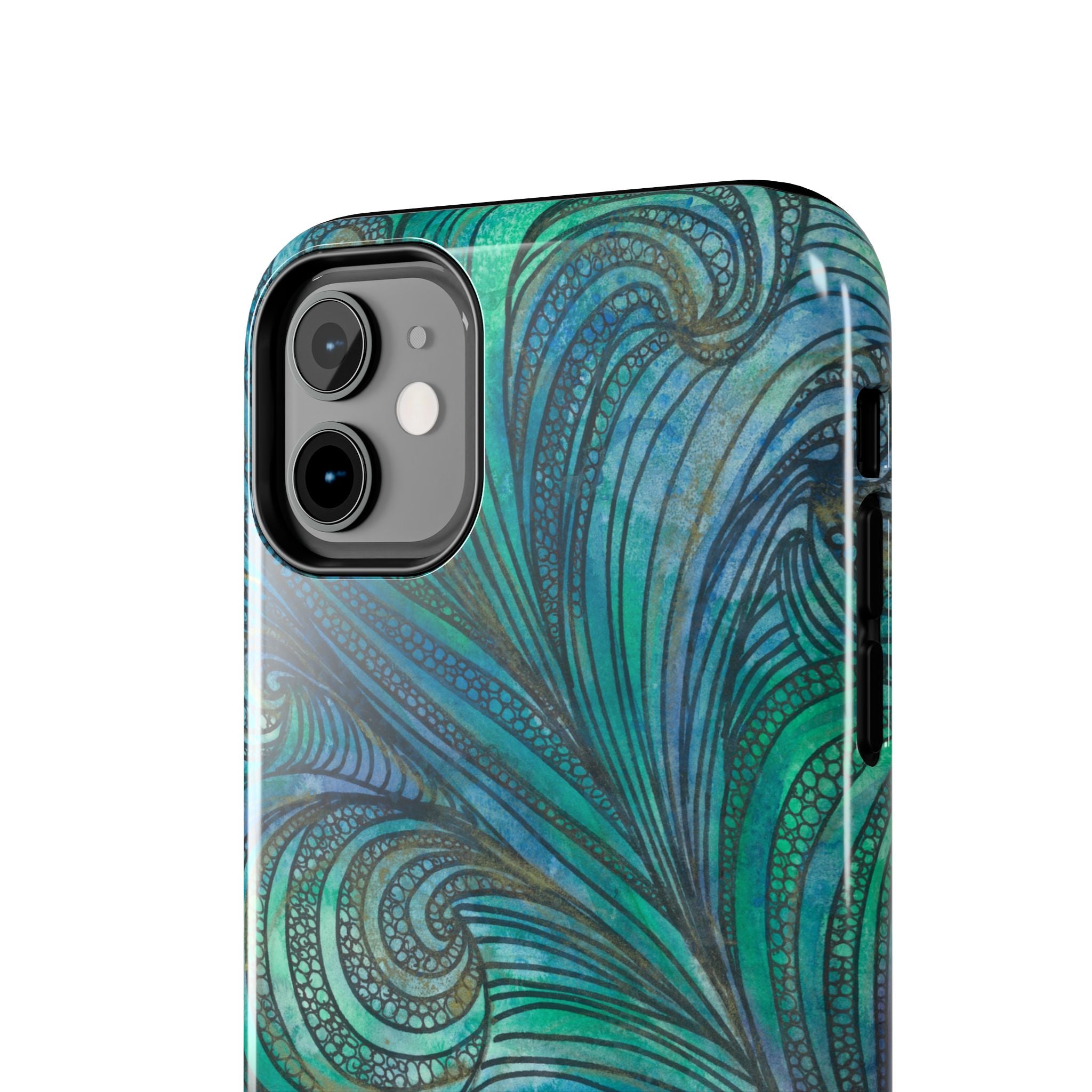 Tough Phone Case - All iPhones and Samsung Galaxys - Exciting Abstract Design #71 Call Of The Sea