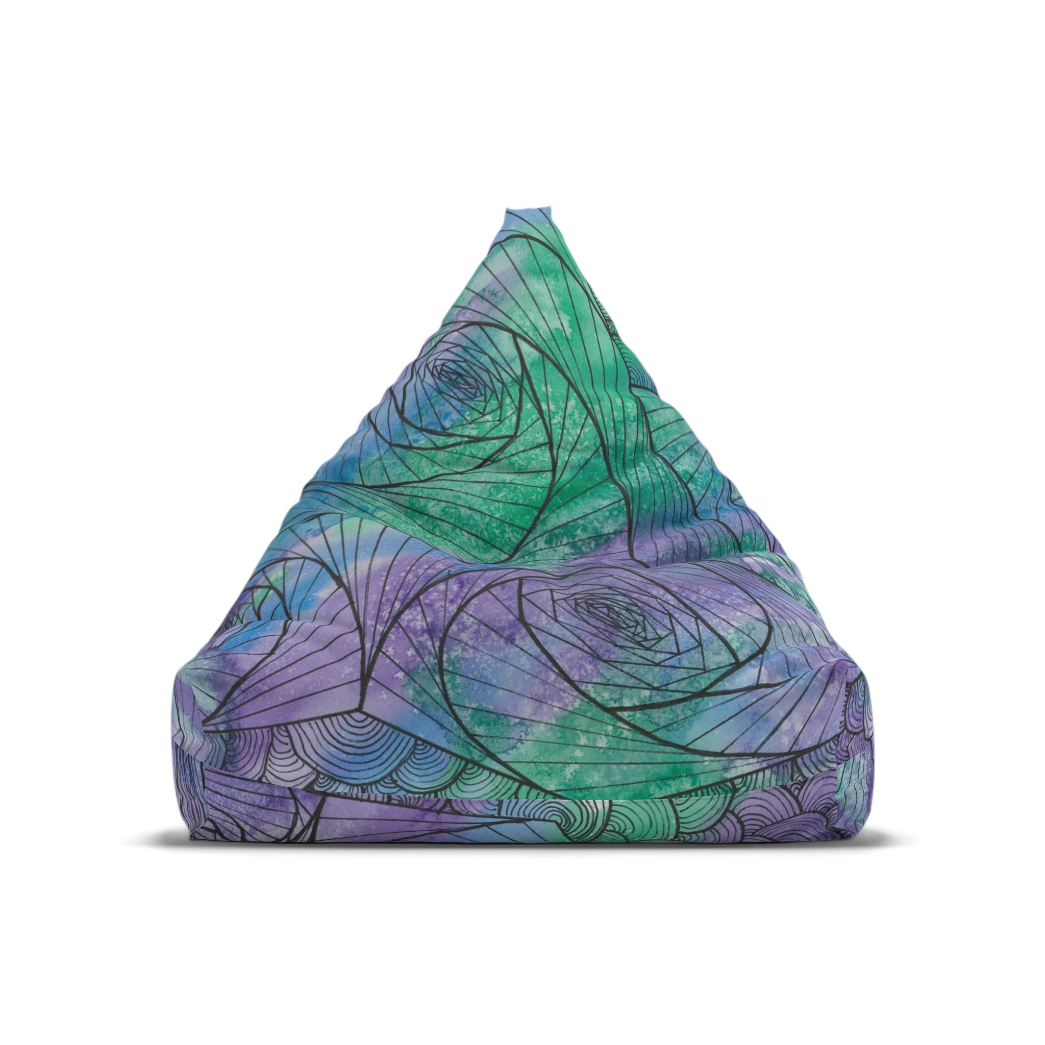 Bean Bag Chair Covers For Indoor & Outdoor - 2 Sizes - Exciting Abstract Design #50 If Not Now When?