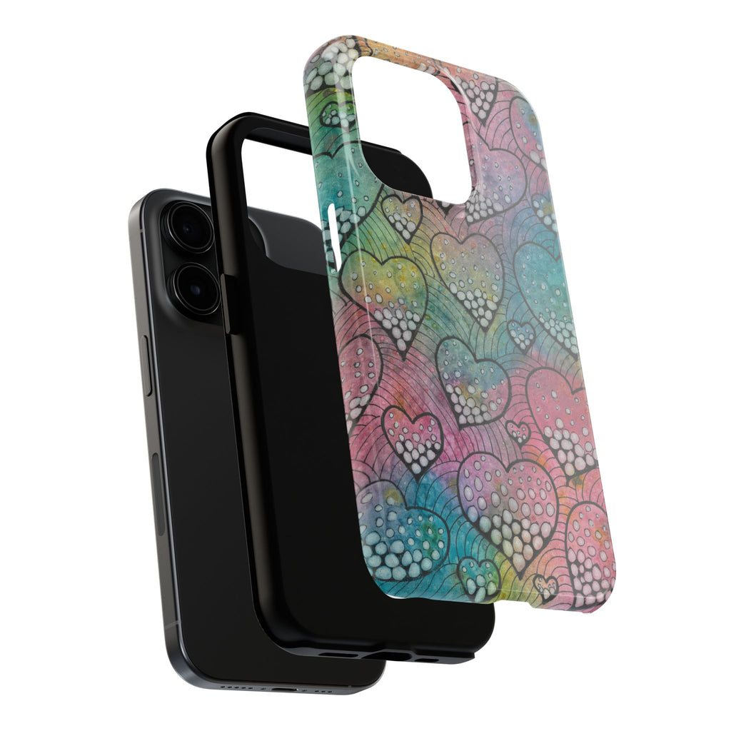 Tough Phone Case - All iPhones and Samsung Galaxys - Exciting Abstract Design #97 What's Love Got To Do With It