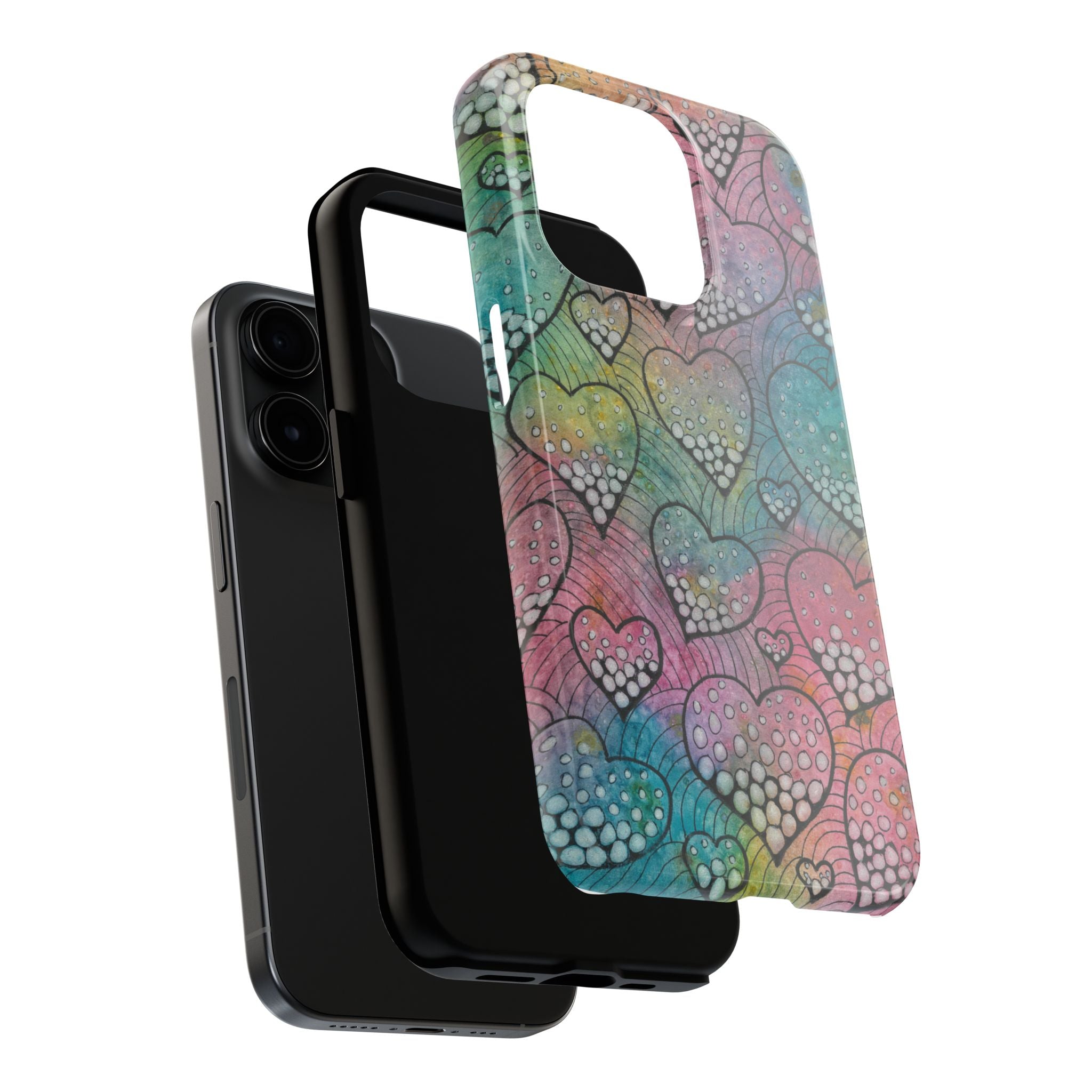 Tough Phone Case - All iPhones and Samsung Galaxys - Exciting Abstract Design #97 What's Love Got To Do With It