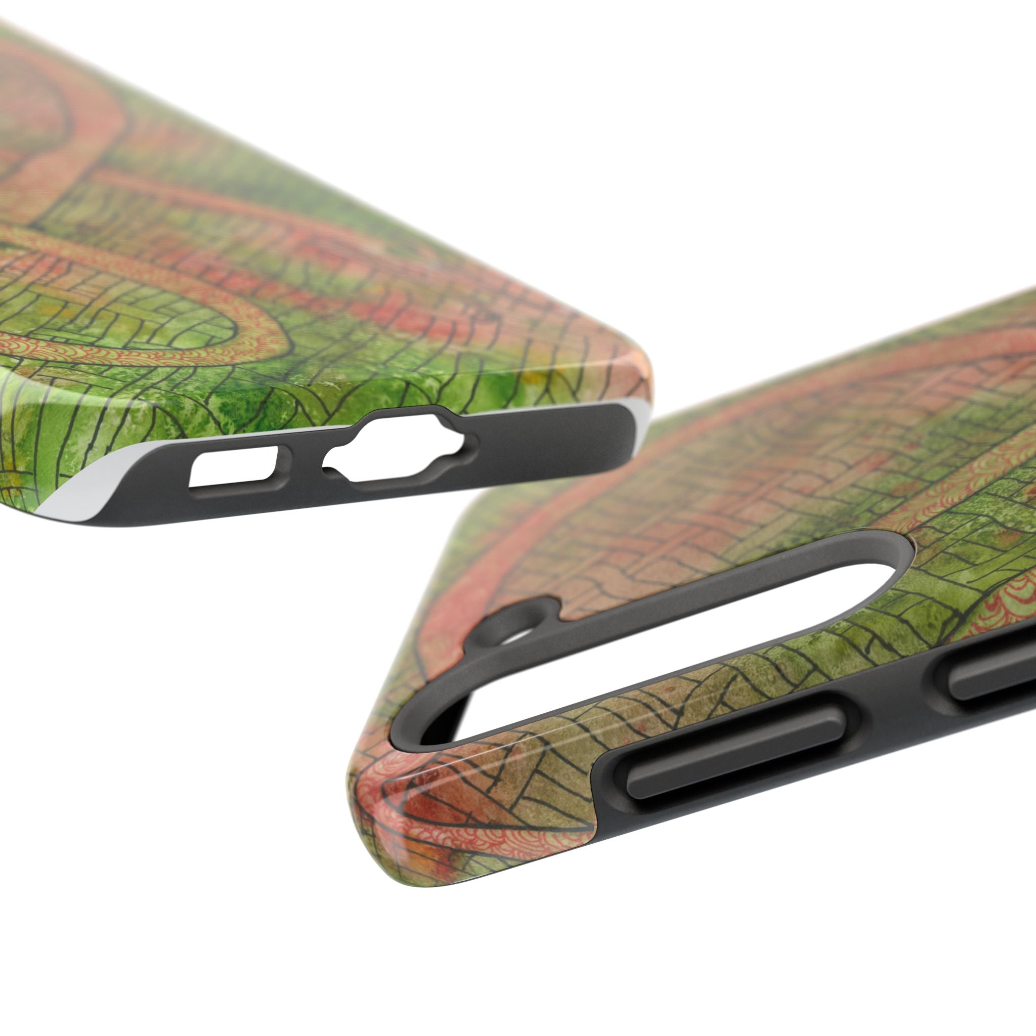Tough Phone Case - All iPhones and Samsung Galaxys - Exciting Abstract Design #57 Celtic Flavours
