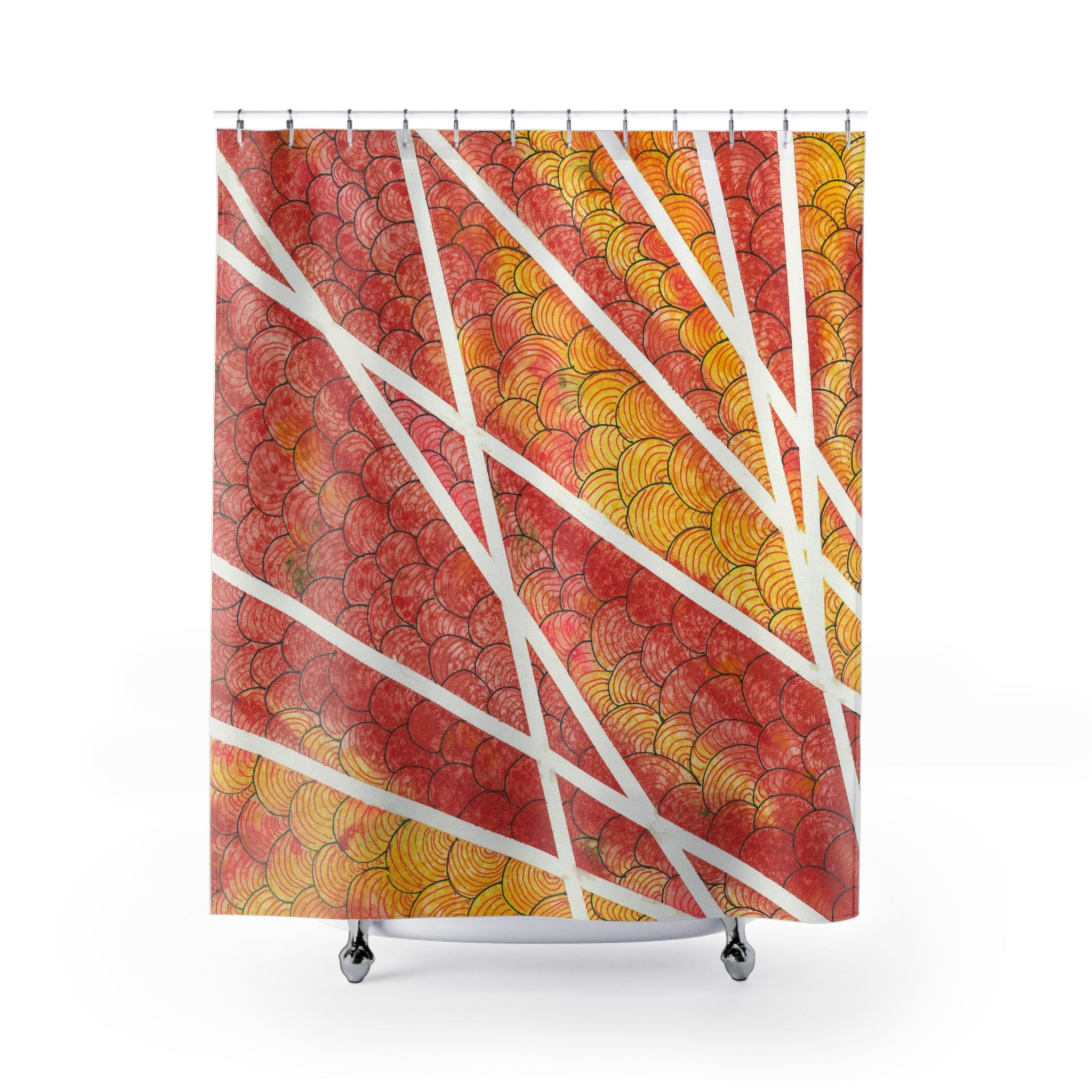 Beautiful Shower Curtains to Refresh Your Bathroom. Colourful Abstract Designs. Perfect For Your Bathroom or Special House-Warming Gift #67 Max Mimosa
