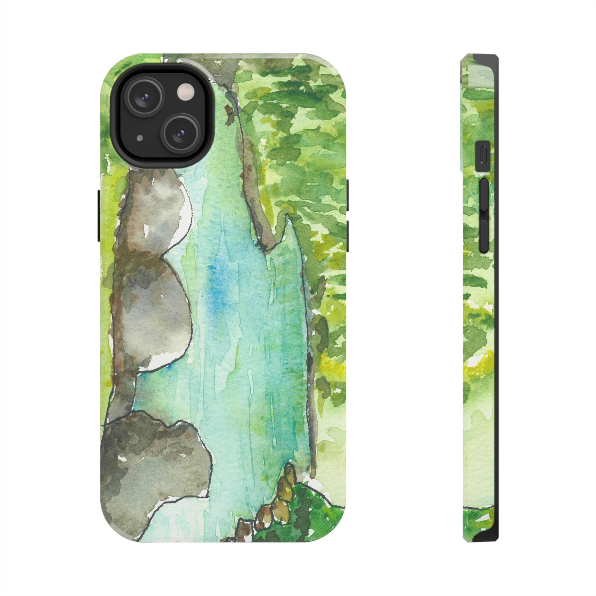 Tough Phone Case - All iPhones and Samsung Galaxys - Exciting Abstract Design #88 Tara River - Montenegro