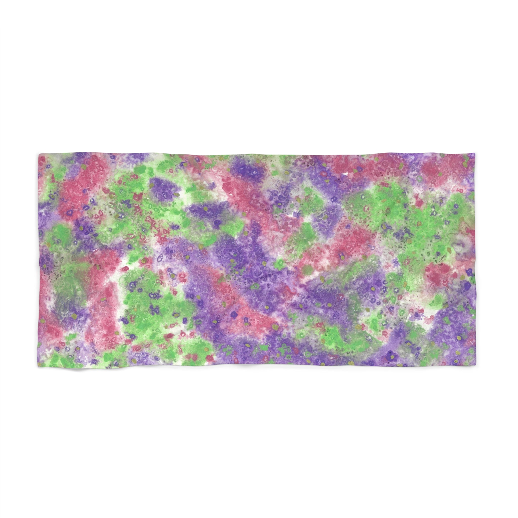 Colourful Abstract Beach Towels, Cotton Loop backing for Durability, 2 Sizes.  For Family and friends or a Special Gift #100 Immortal Being