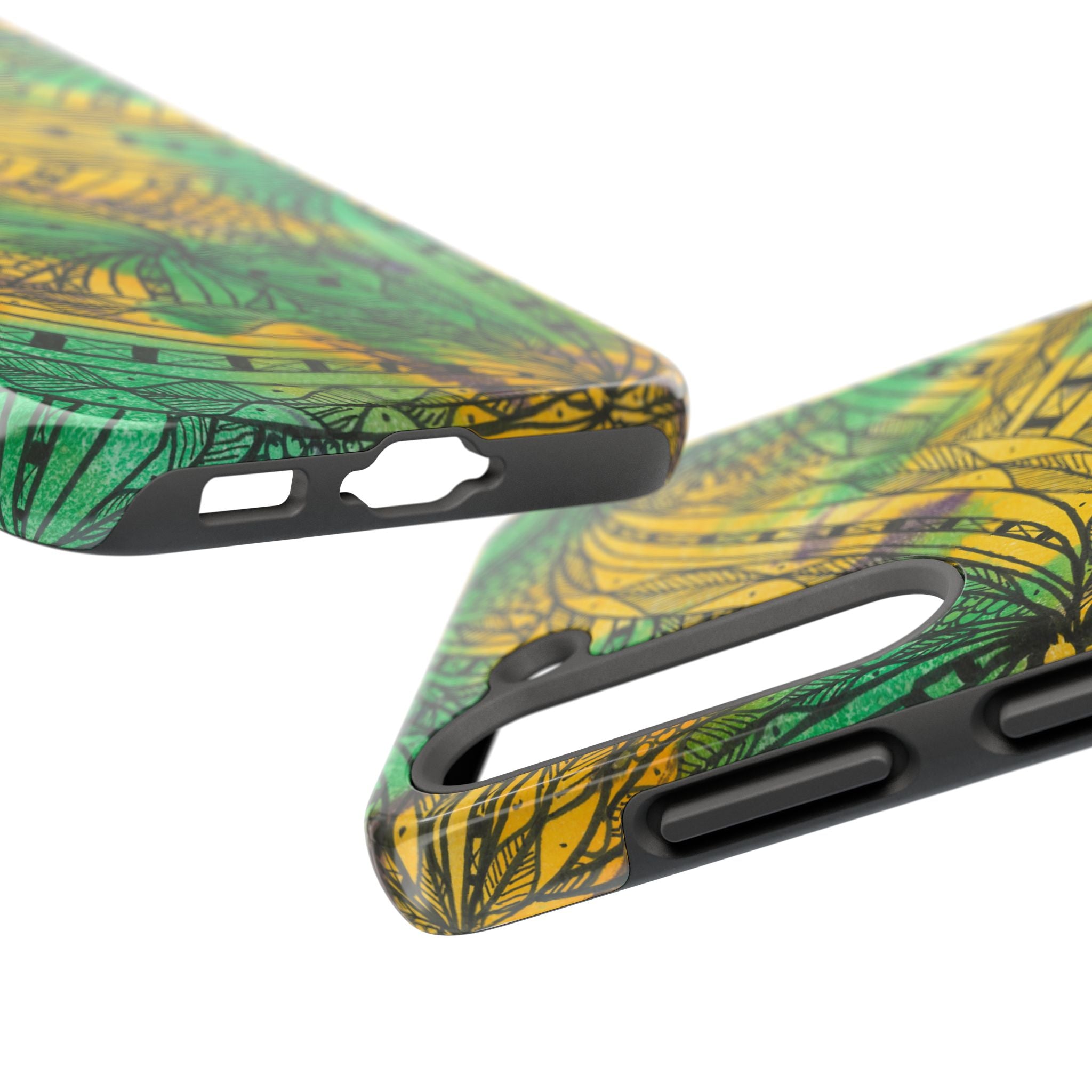 Tough Phone Case - All iPhones and Samsung Galaxys - Exciting Abstract Design #37 Shubbery!