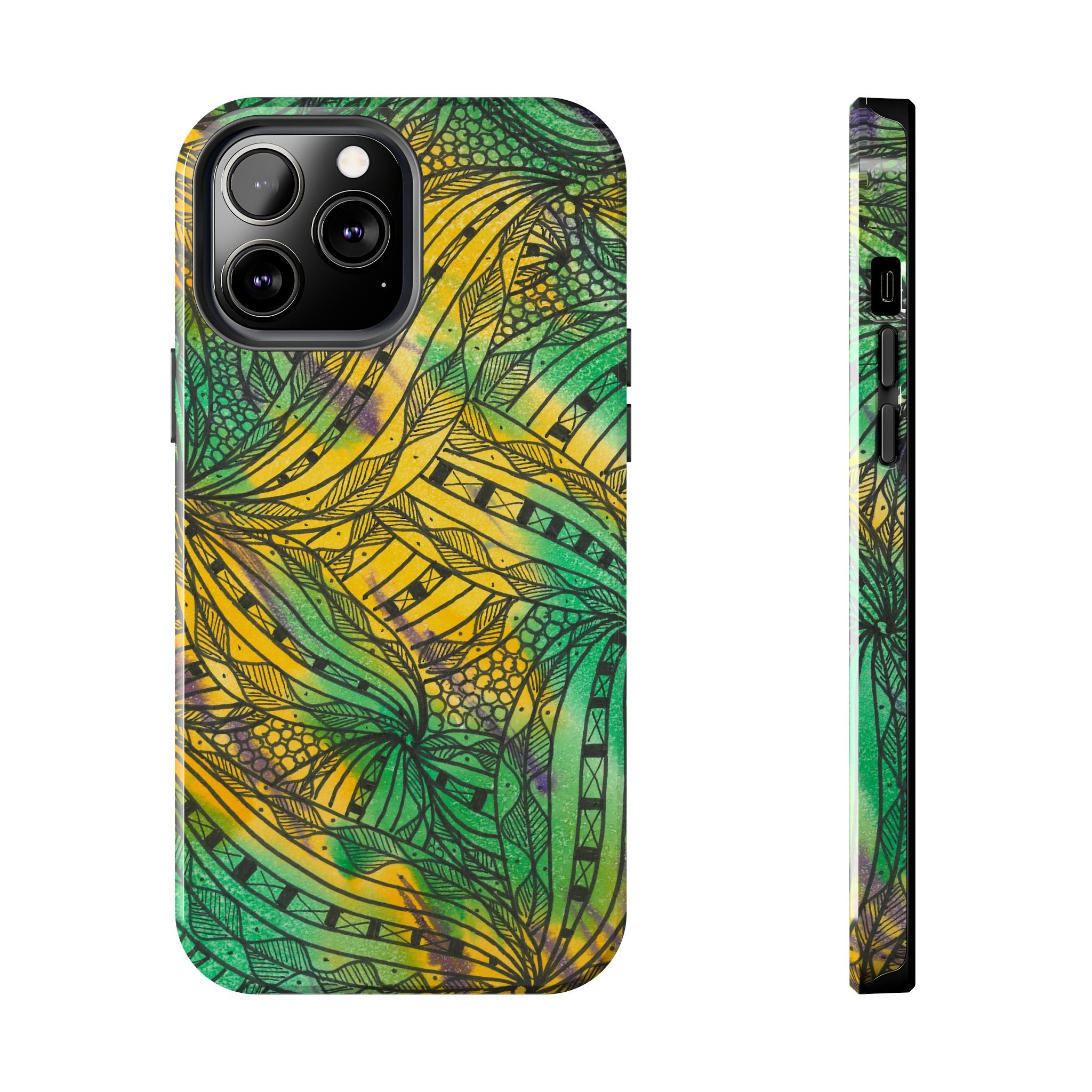 Tough Phone Case - All iPhones and Samsung Galaxys - Exciting Abstract Design #37 Shubbery!