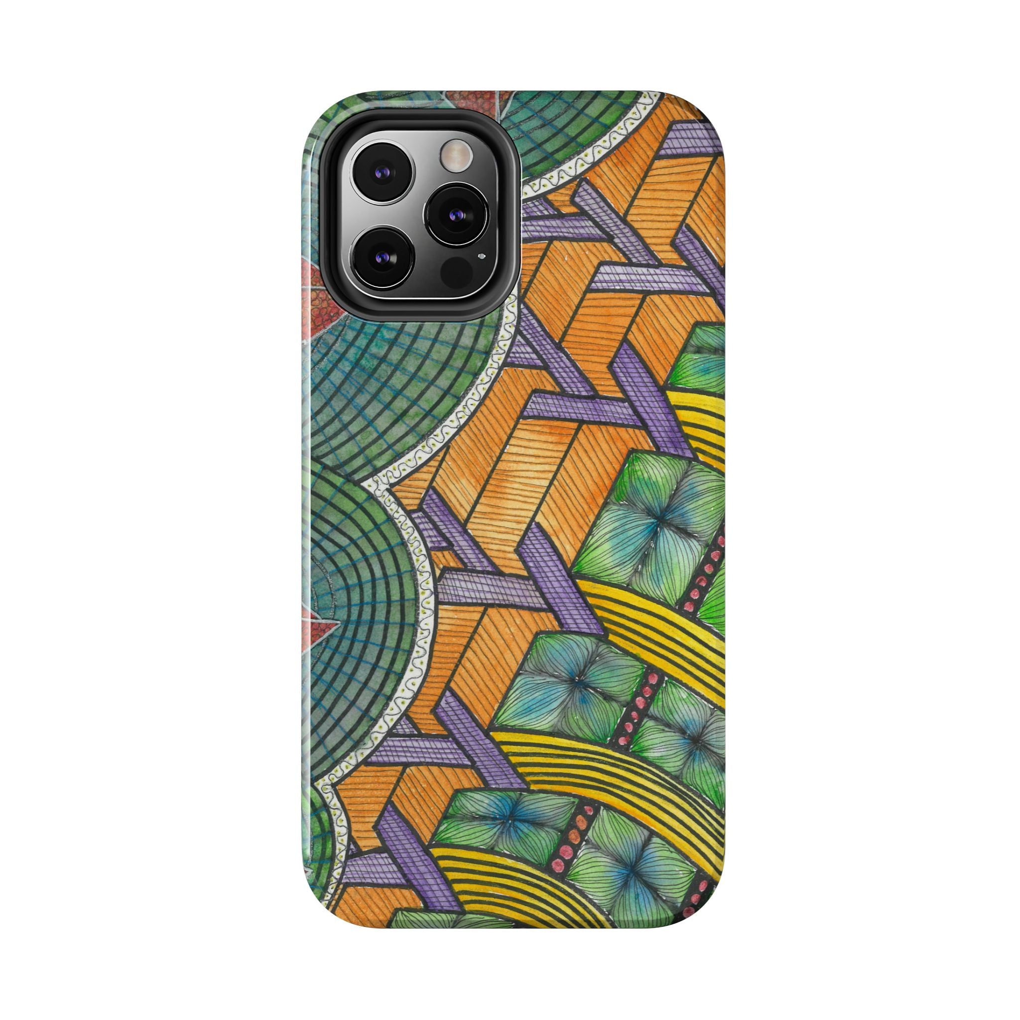Tough Phone Case - All iPhones and Samsung Galaxys - Exciting Abstract Design #31 T'Eye Land