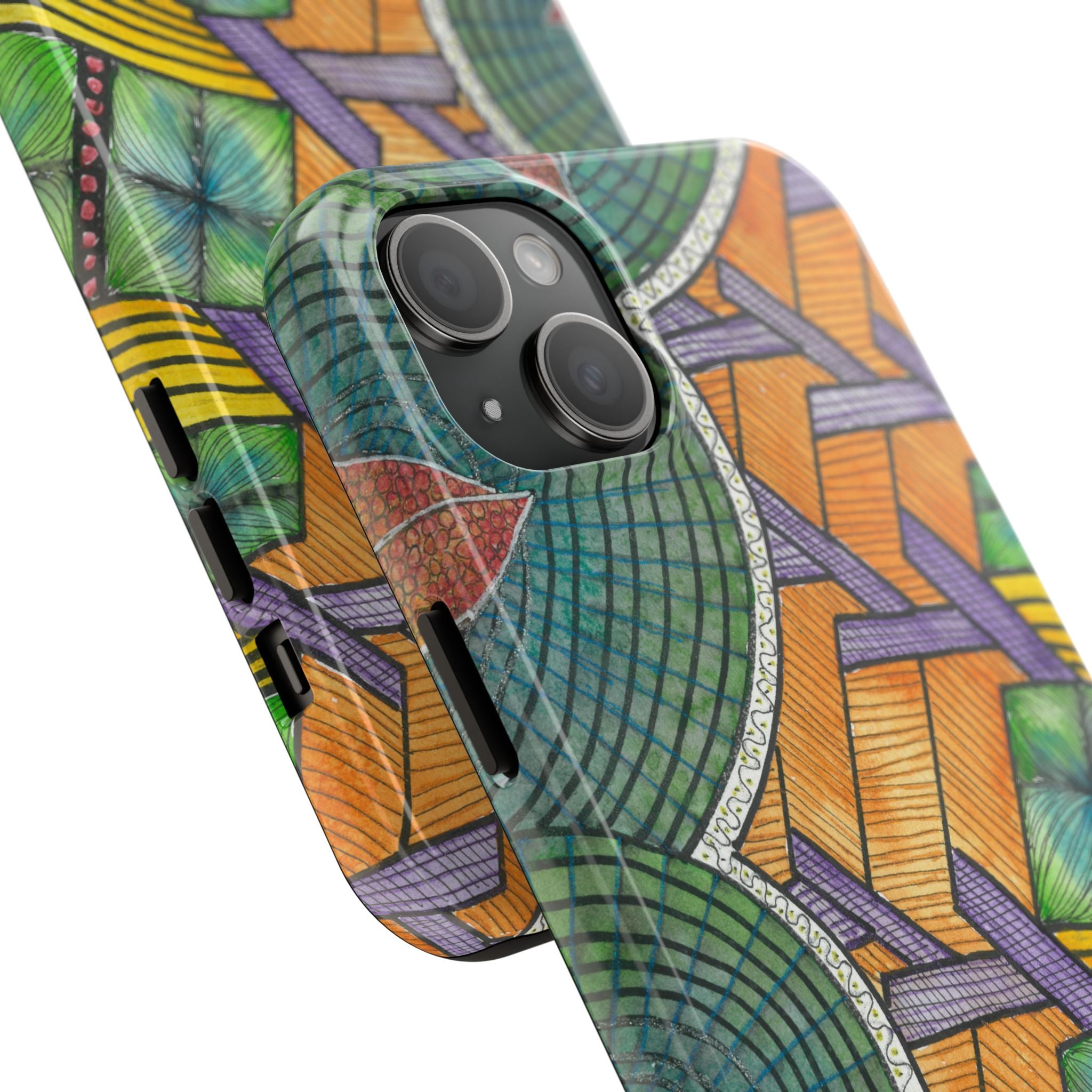 Tough Phone Case - All iPhones and Samsung Galaxys - Exciting Abstract Design #31 T'Eye Land