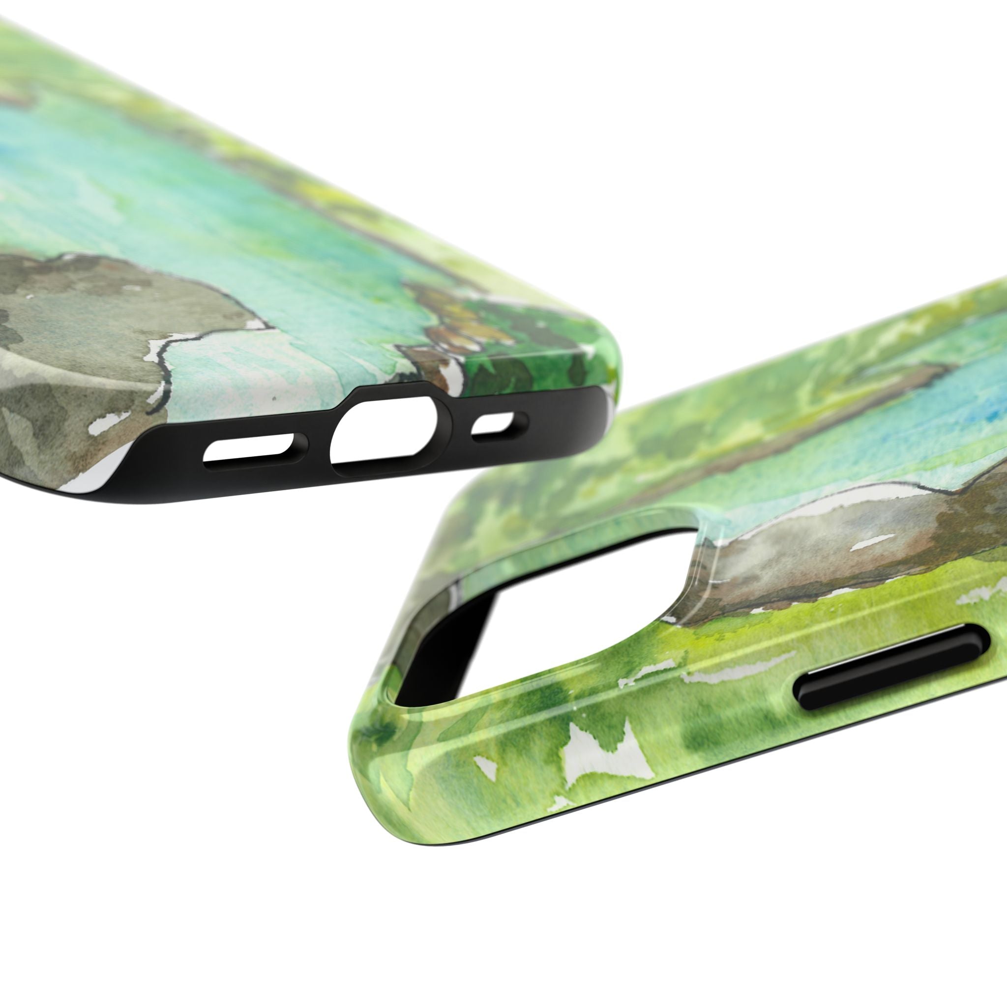 Tough Phone Case - All iPhones and Samsung Galaxys - Exciting Abstract Design #88 Tara River - Montenegro
