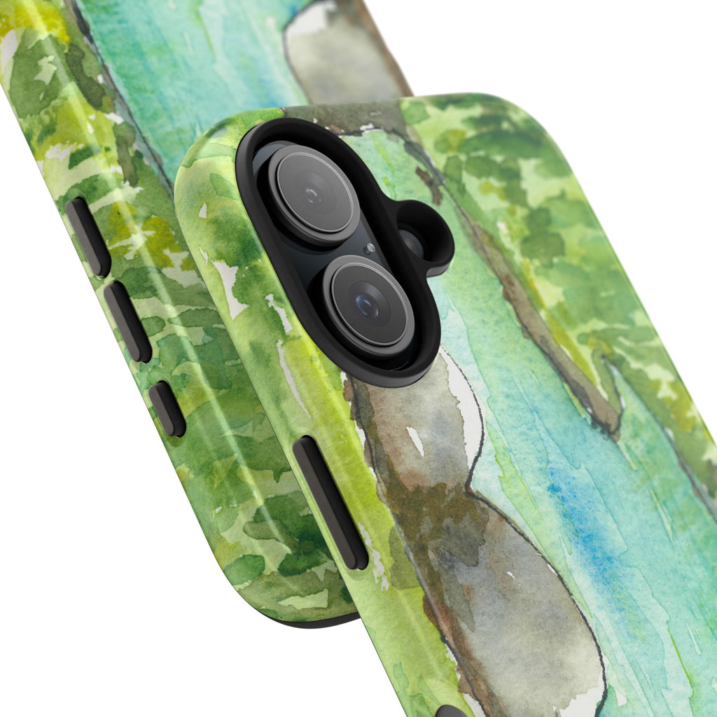 Tough Phone Case - All iPhones and Samsung Galaxys - Exciting Abstract Design #88 Tara River - Montenegro