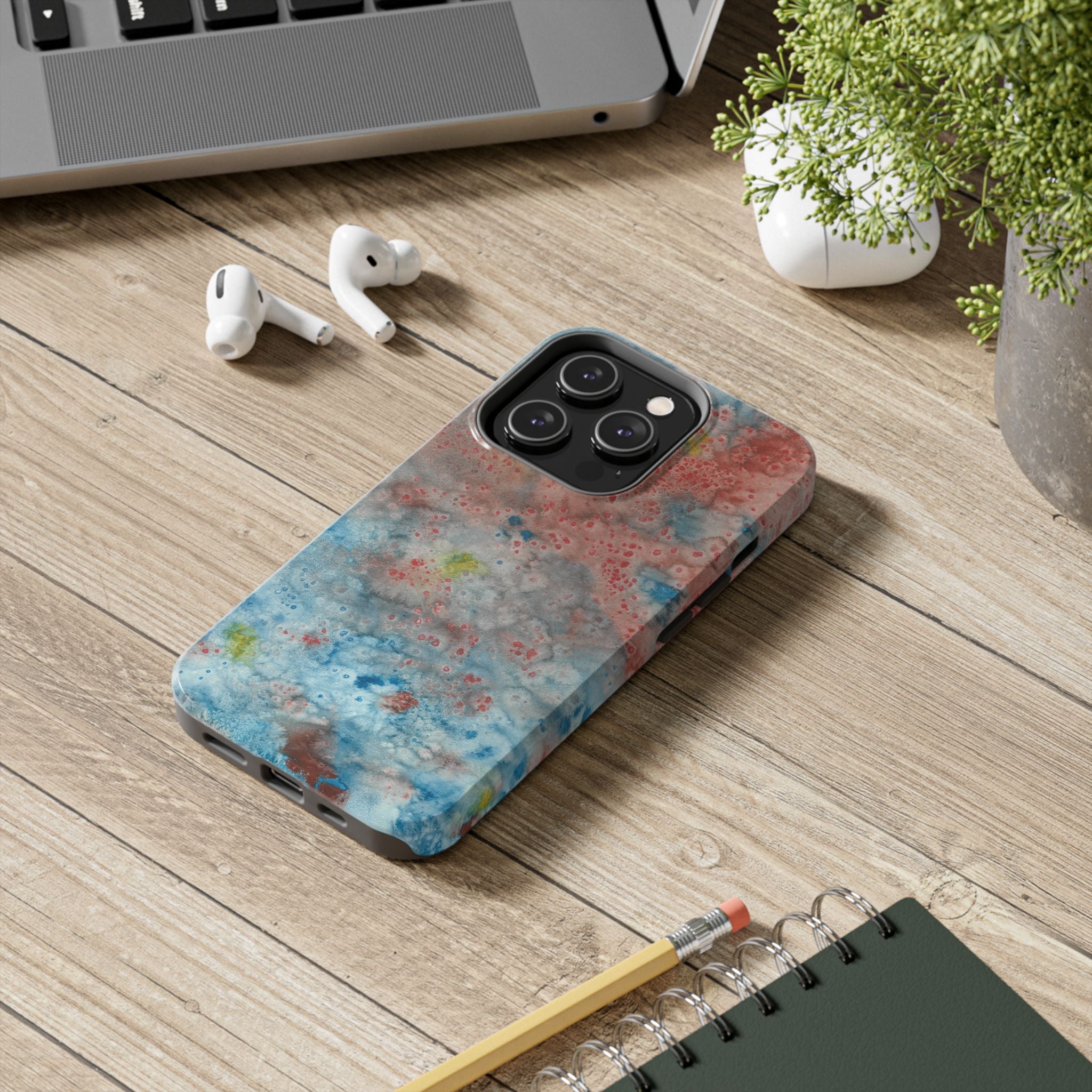 Tough Phone Case - All iPhones and Samsung Galaxys - Exciting Abstract Design #53 The Reef
