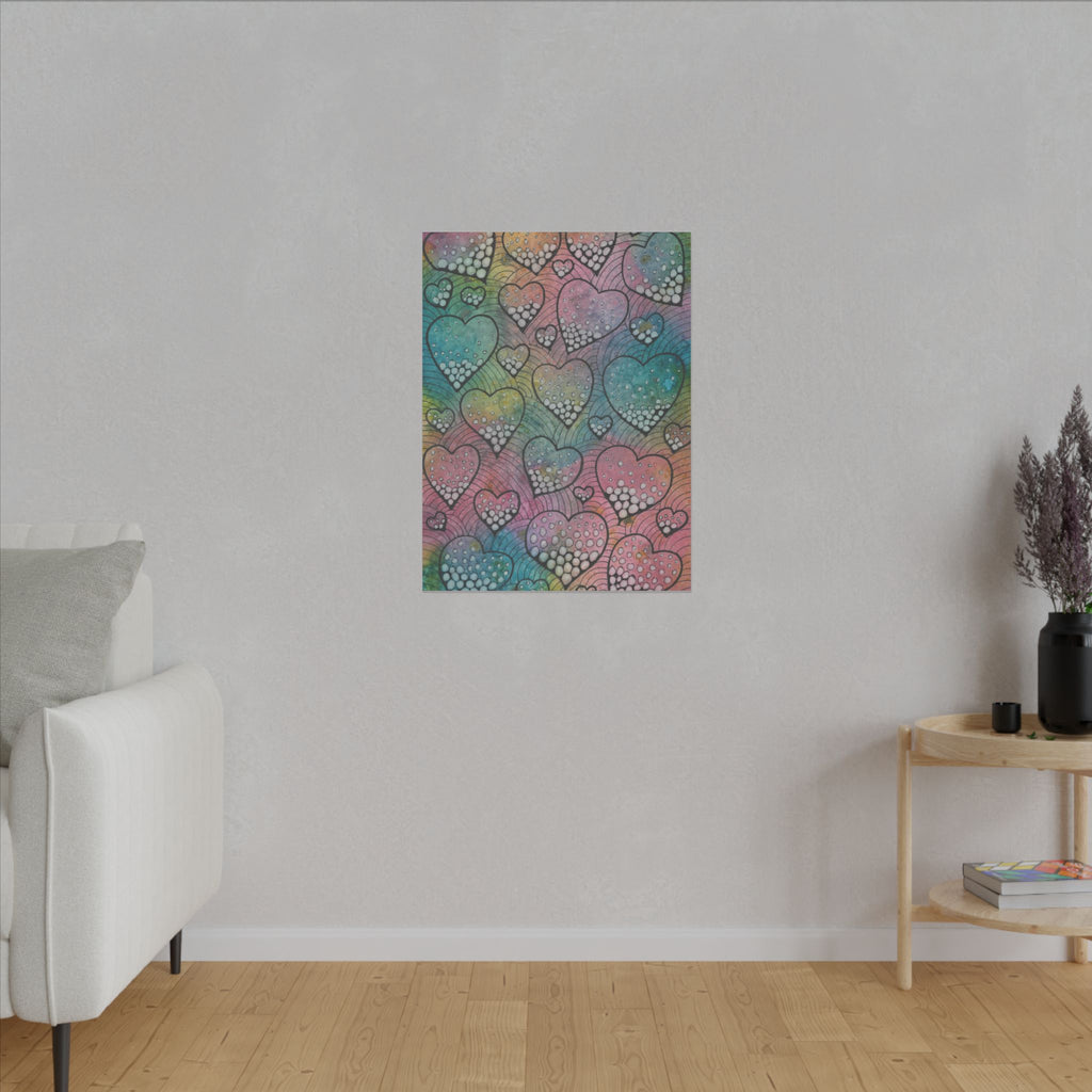 Large Colourful Wall Art, Canvas Prints, For Office, Bedroom or Living Room, or Special Gift #97 What's Love Got To Do With It: