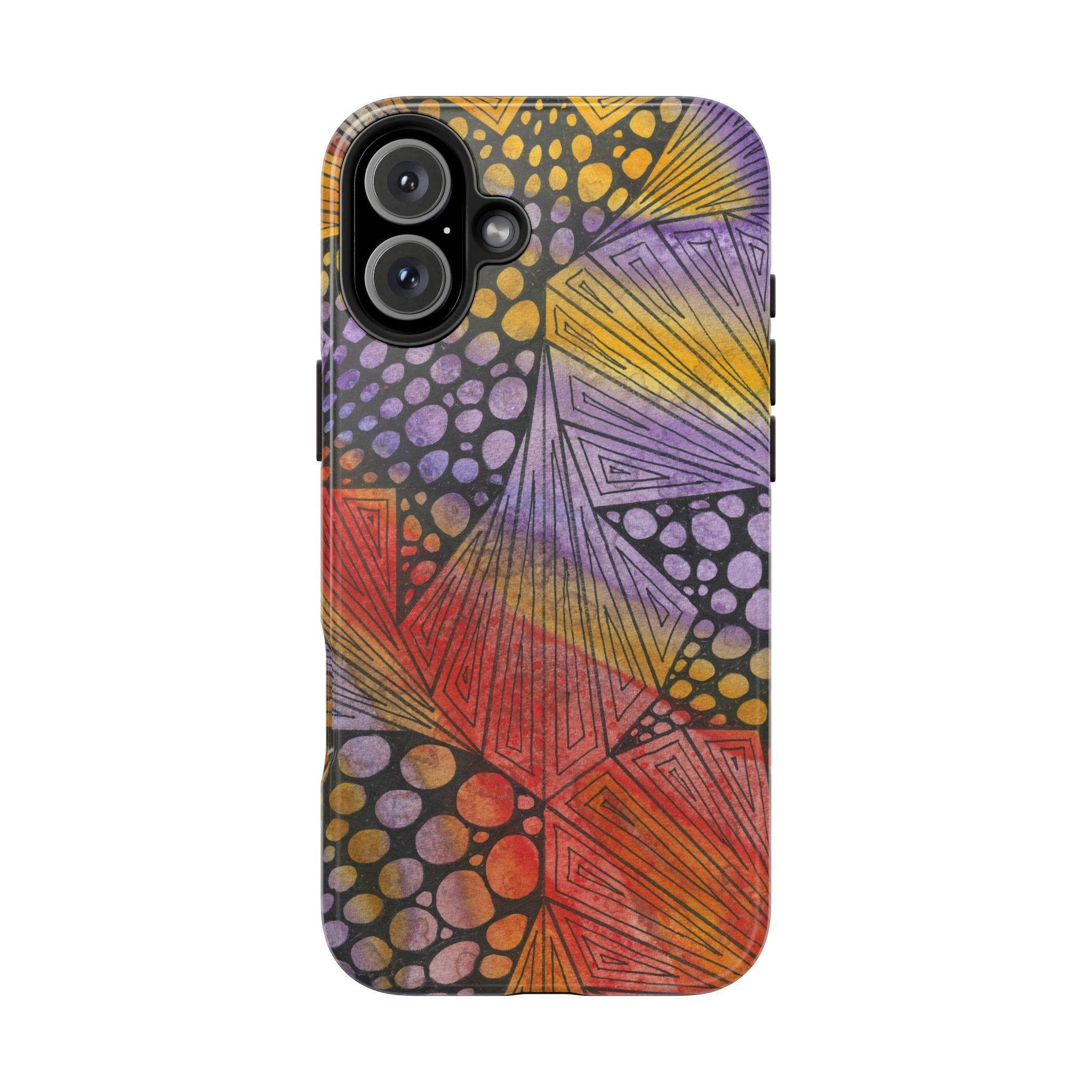Tough Phone Case - All iPhones and Samsung Galaxys - Exciting Abstract Design #82 Fighting Delusions