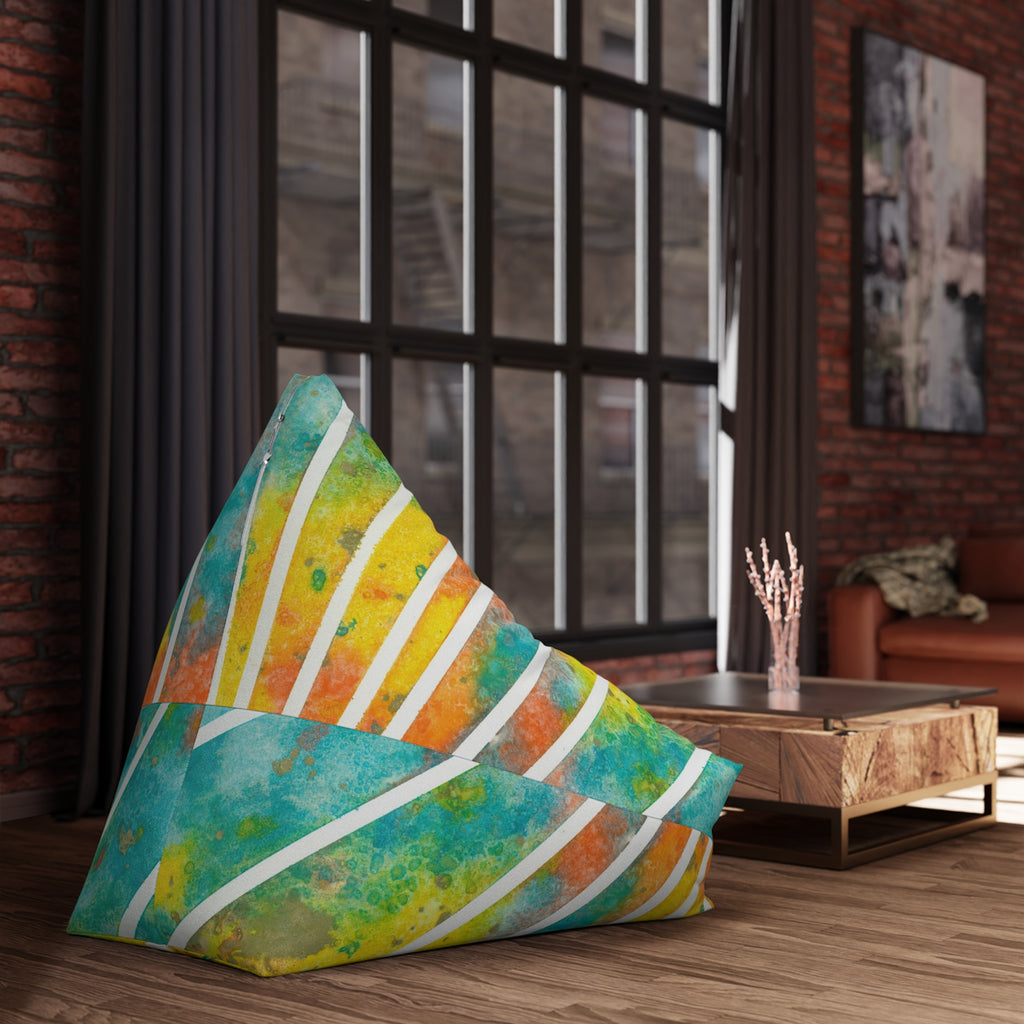 Bean Bag Chair Covers For Indoor & Outdoor - 2 Sizes - Exciting Abstract Design #101 Your Energy Radiates