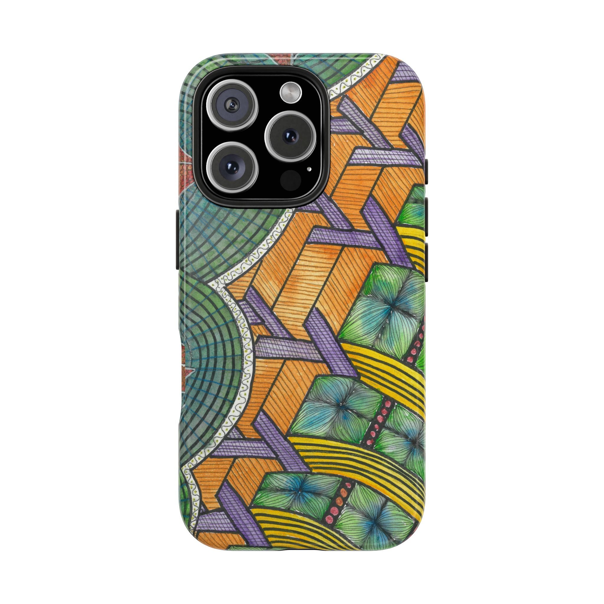 Tough Phone Case - All iPhones and Samsung Galaxys - Exciting Abstract Design #31 T'Eye Land