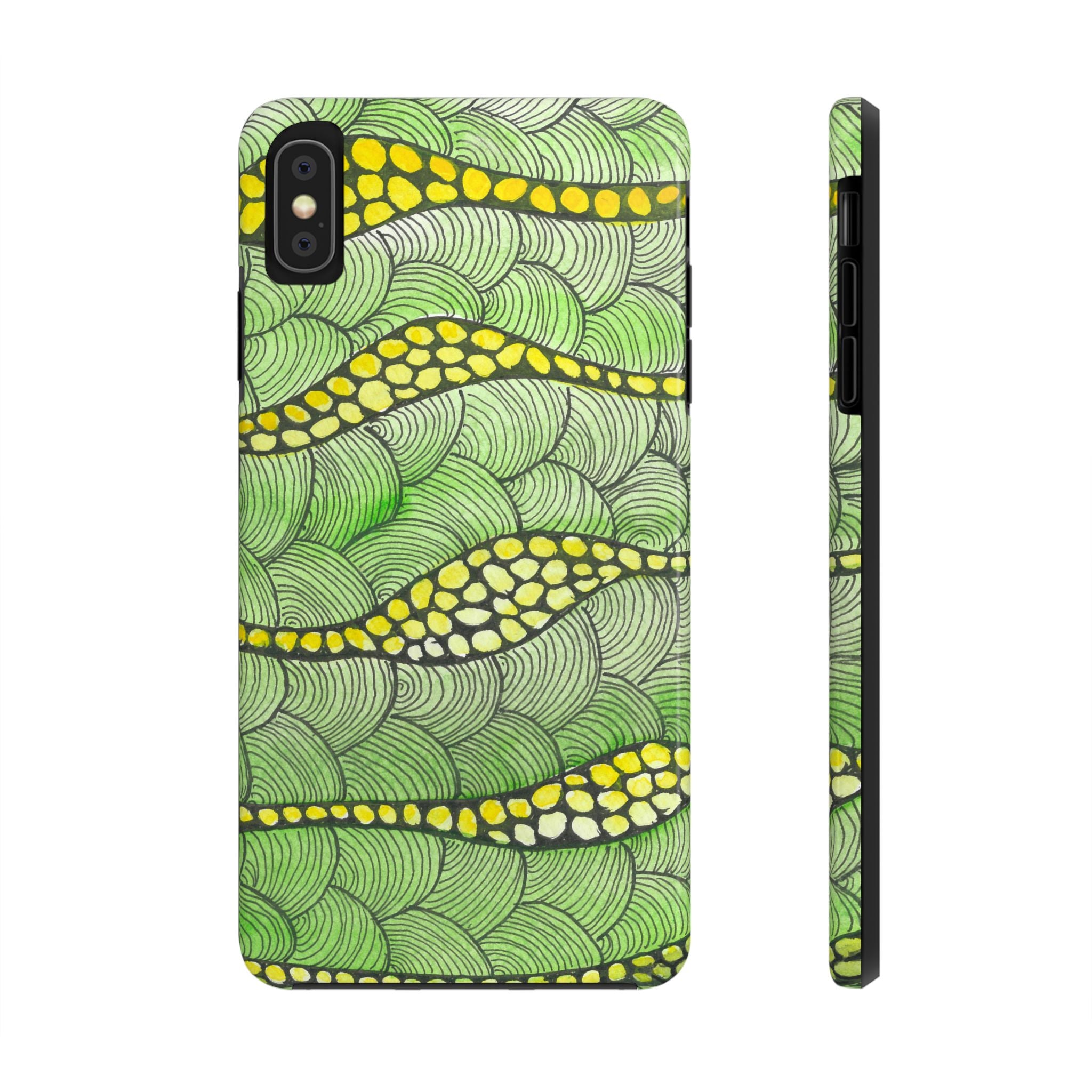 Tough Phone Case - All iPhones and Samsung Galaxys - Exciting Abstract Design #13 Watcha Thinking