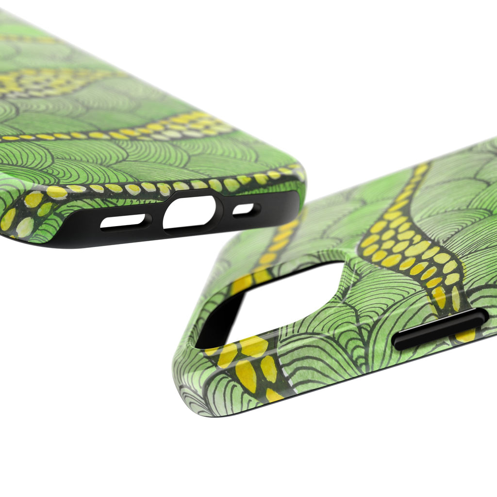 Tough Phone Case - All iPhones and Samsung Galaxys - Exciting Abstract Design #13 Watcha Thinking