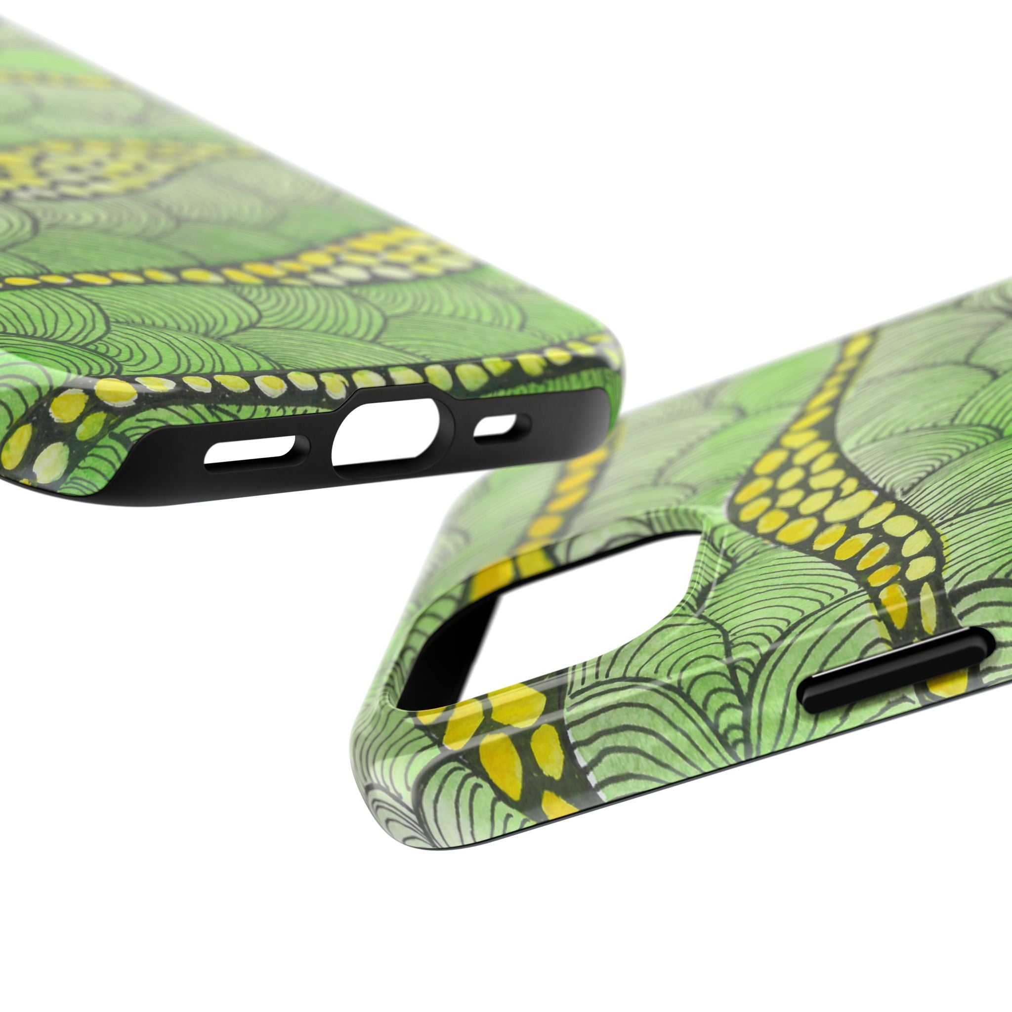 Tough Phone Case - All iPhones and Samsung Galaxys - Exciting Abstract Design #13 Watcha Thinking