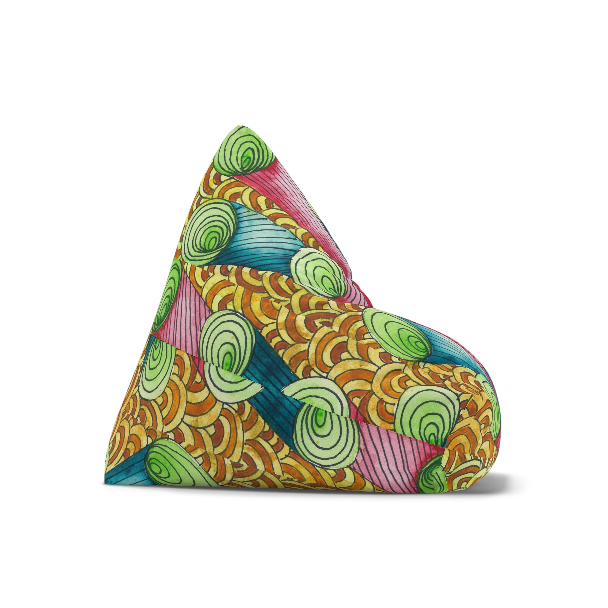 Bean Bag Chair Covers For Indoor & Outdoor - 2 Sizes - Exciting Abstract Design #93 On A Mission