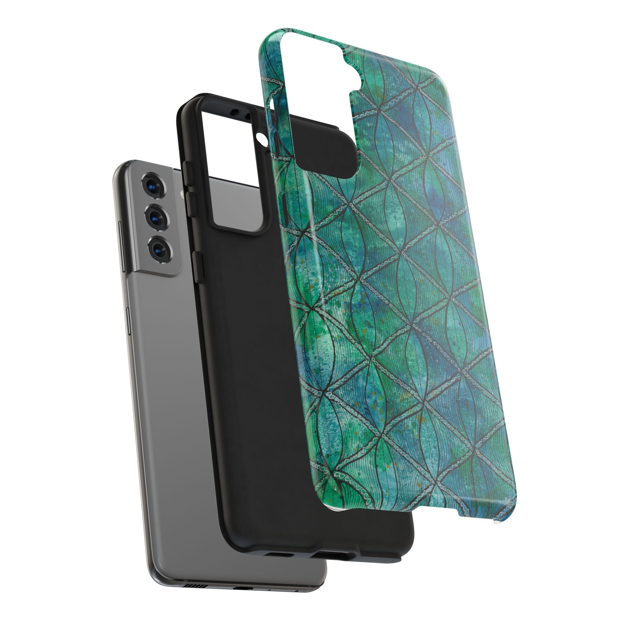 Tough Phone Case - All iPhones and Samsung Galaxys - Exciting Abstract Design #58 How's the Serenity