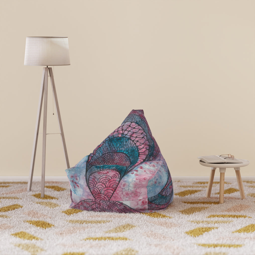 Bean Bag Chair Covers For Indoor & Outdoor - 2 Sizes - Exciting Abstract Design #92 The Goddess Lives