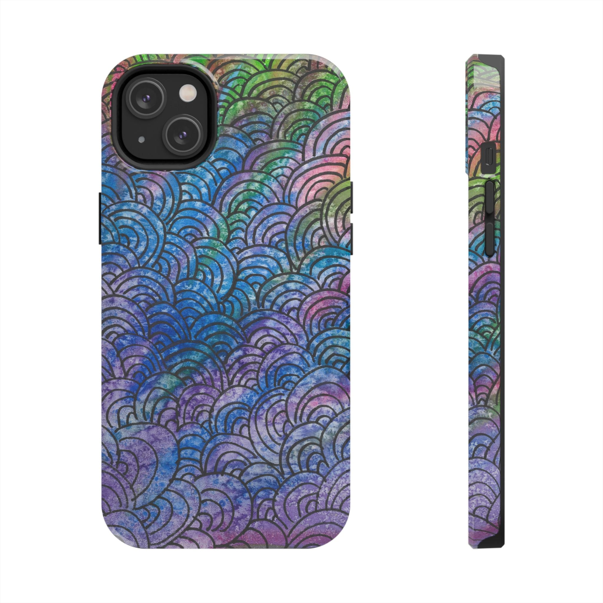 Tough Phone Case - All iPhones and Samsung Galaxys - Exciting Abstract Design #84 Ah! The Past