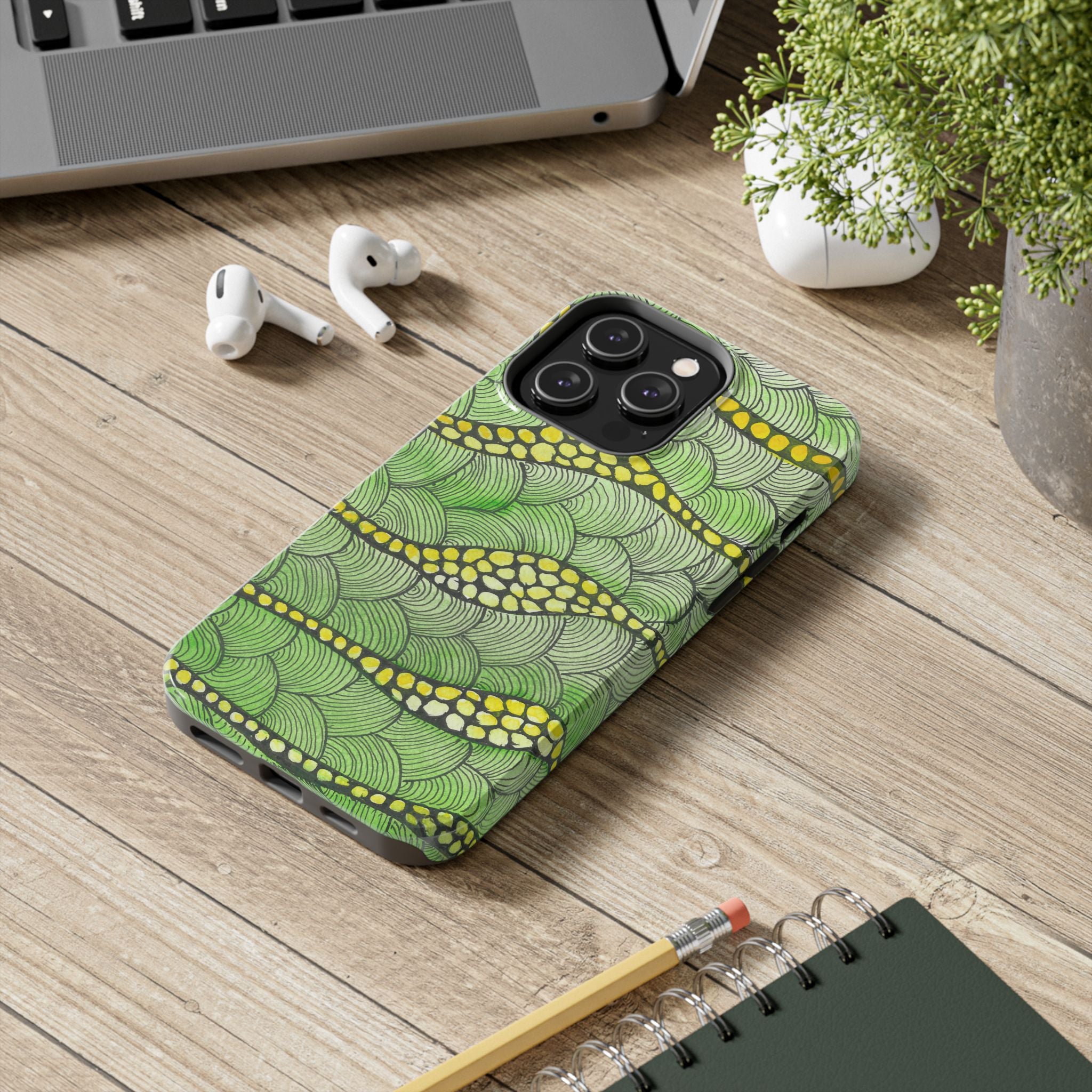 Tough Phone Case - All iPhones and Samsung Galaxys - Exciting Abstract Design #13 Watcha Thinking