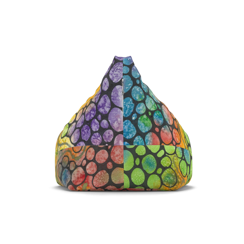 Bean Bag Chair Covers For Indoor & Outdoor - 2 Sizes - Exciting Abstract Design #77 River Of Dreams