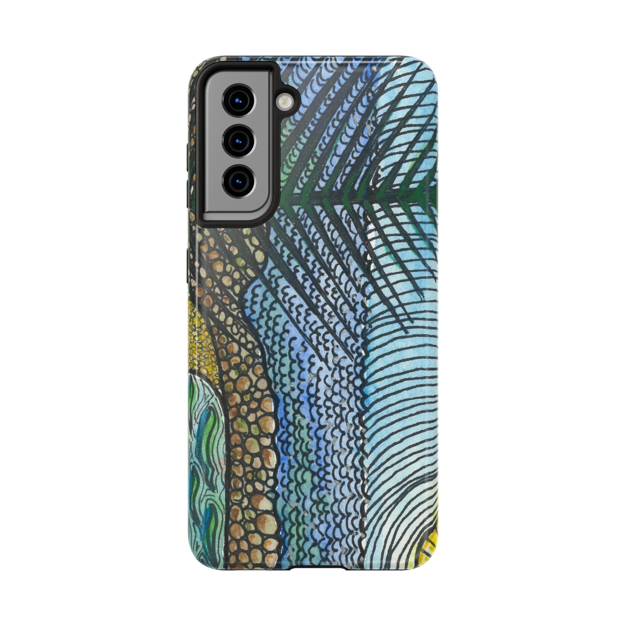 Tough Phone Case - All iPhones and Samsung Galaxys - Exciting Abstract Design #47 Cottesloe
