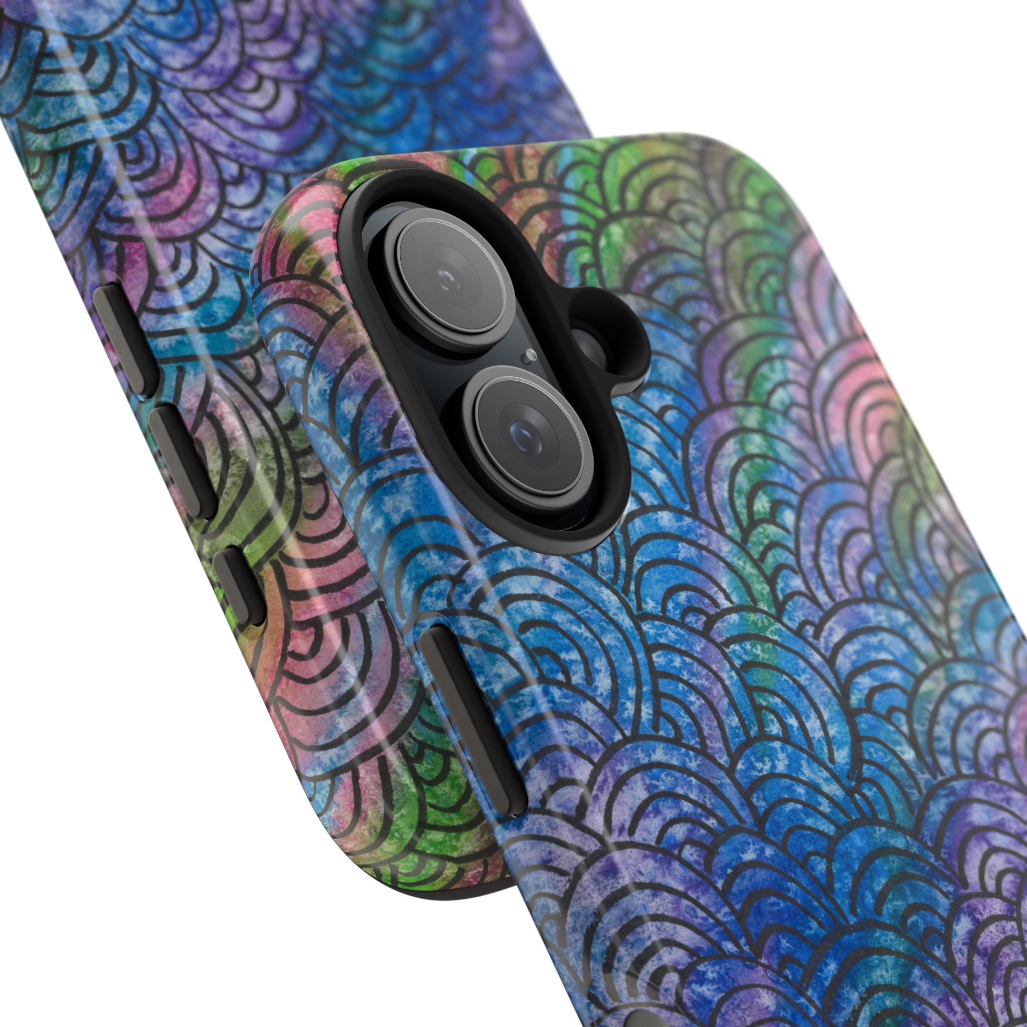 Tough Phone Case - All iPhones and Samsung Galaxys - Exciting Abstract Design #84 Ah! The Past