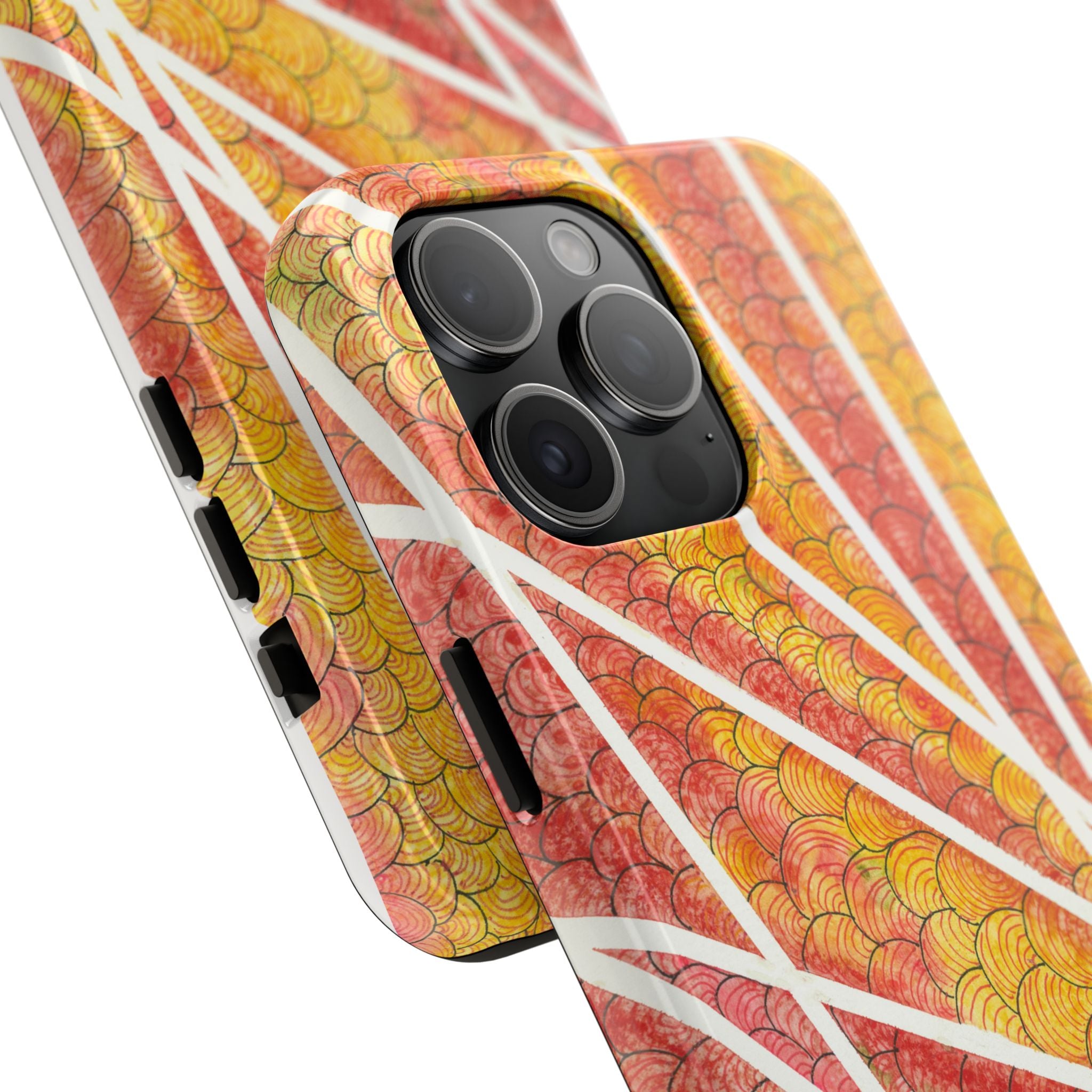 Tough Phone Case - All iPhones and Samsung Galaxys - Exciting Abstract Design #67 Max Mimosa