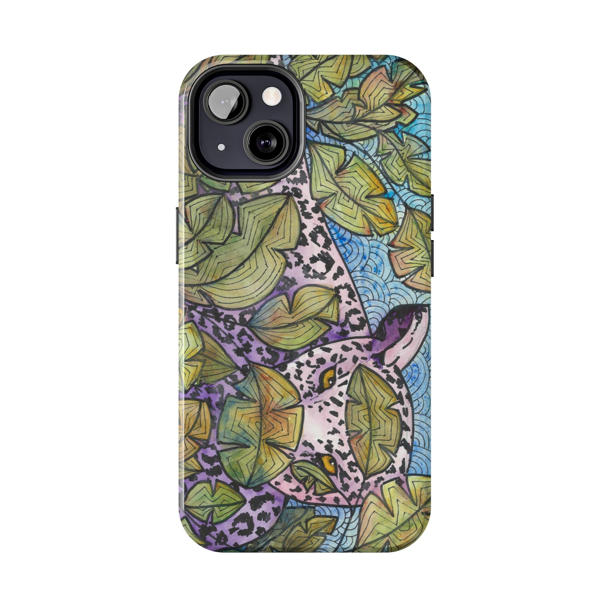 Tough Phone Case - All iPhones and Samsung Galaxys - Exciting Abstract Design #76 Purrfect Blend