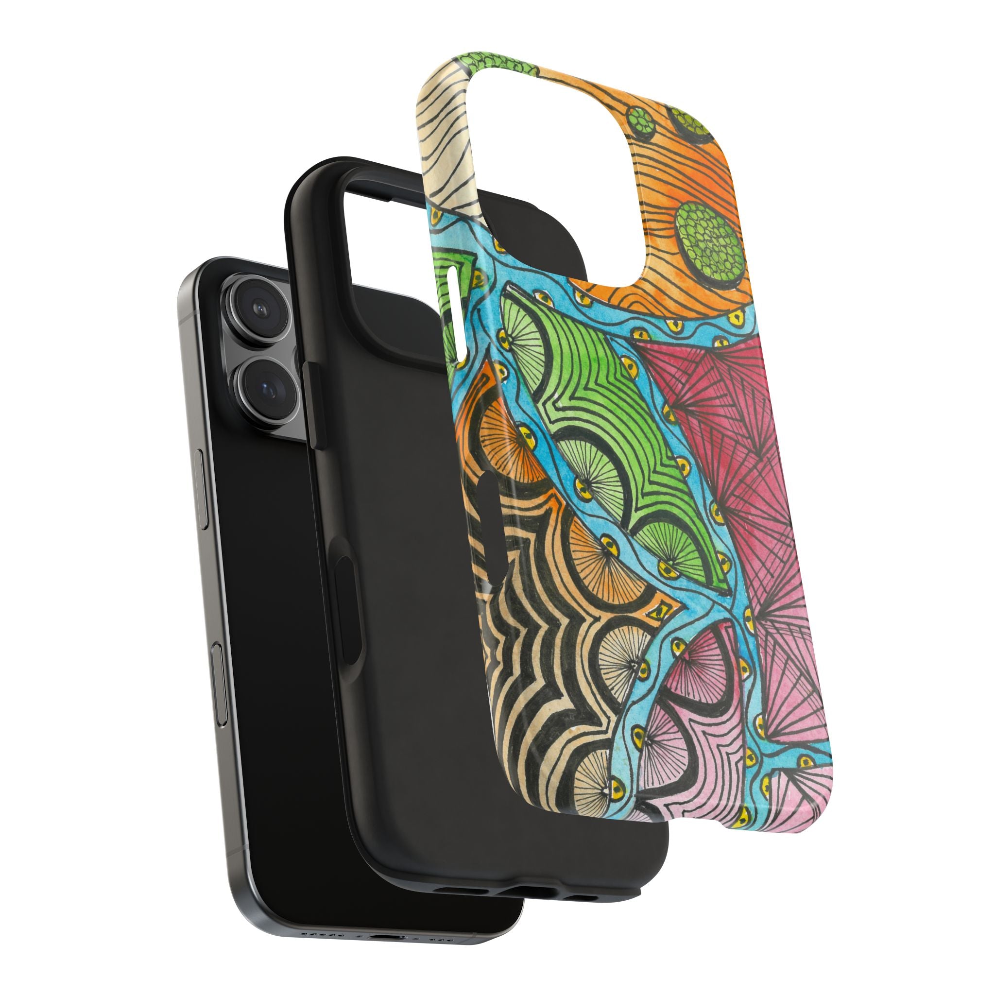 Tough Phone Case - All iPhones and Samsung Galaxys - Exciting Abstract Design #11 Today's The Day