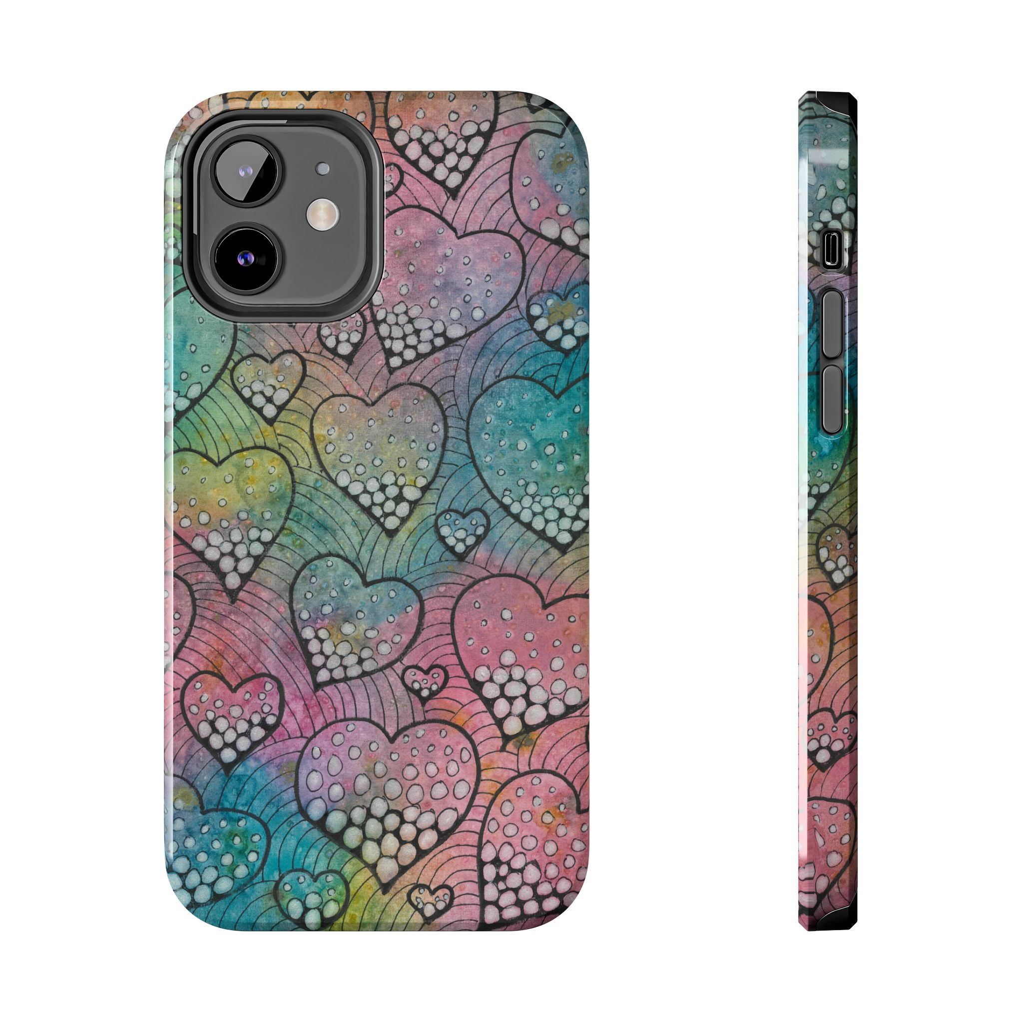 Tough Phone Case - All iPhones and Samsung Galaxys - Exciting Abstract Design #97 What's Love Got To Do With It