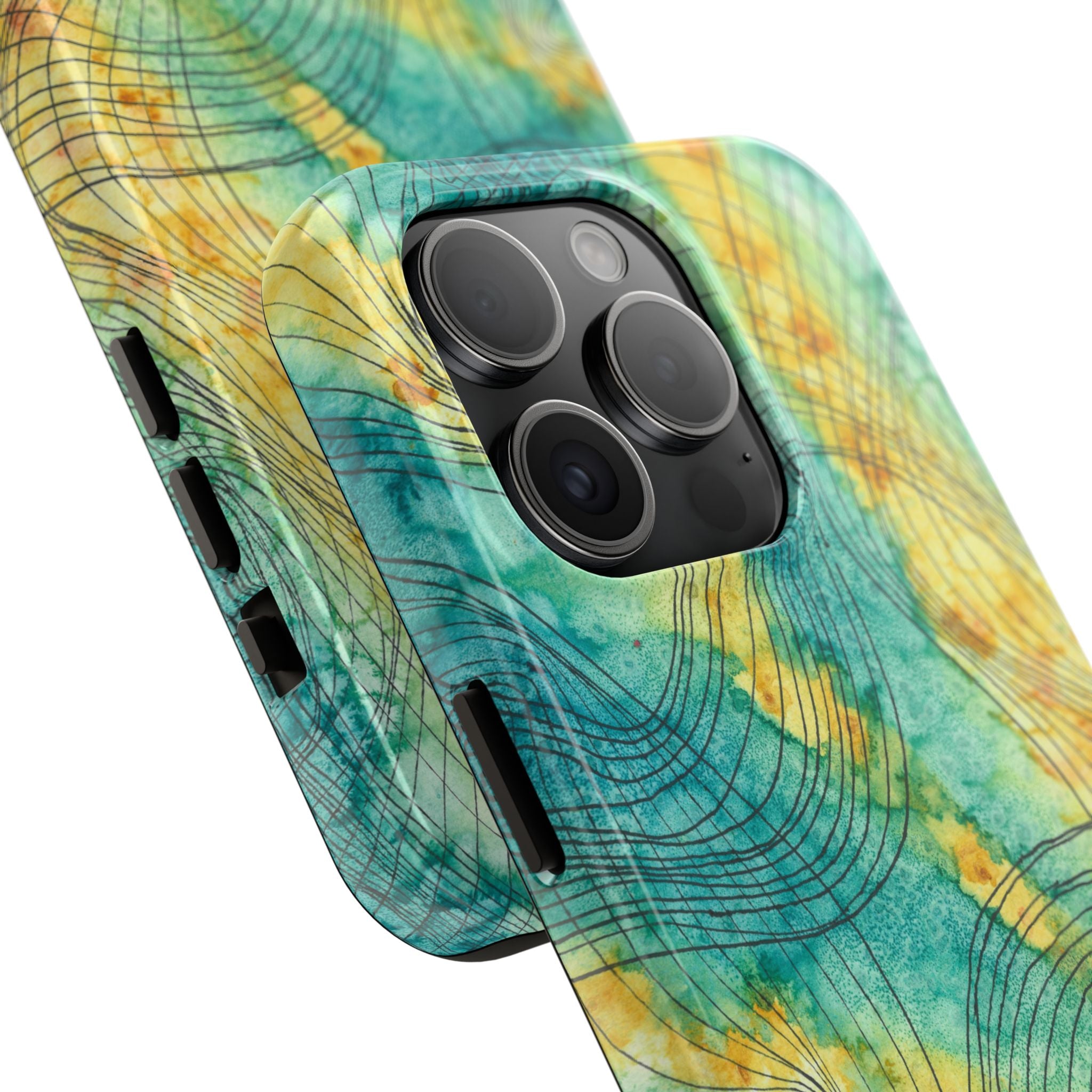 Tough Phone Case - All iPhones and Samsung Galaxys - Exciting Abstract Design #81 The Only Way Is Up
