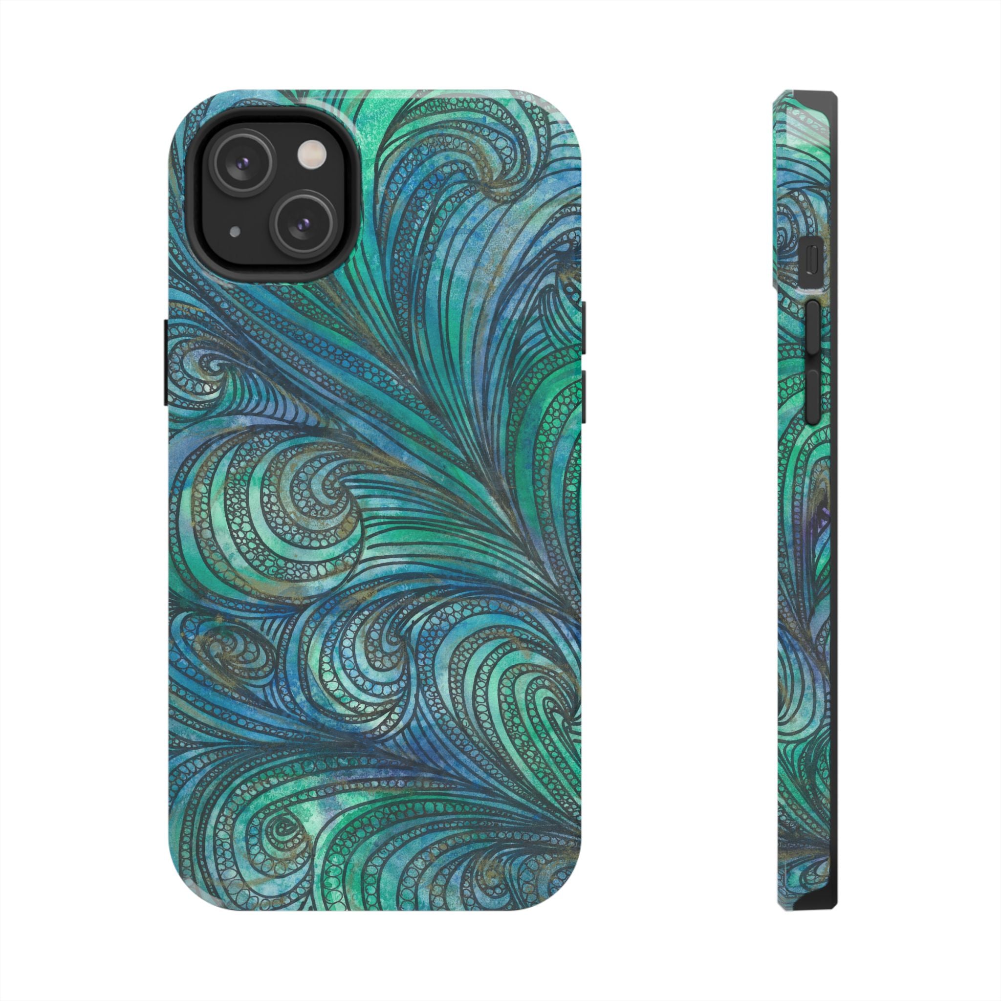 Tough Phone Case - All iPhones and Samsung Galaxys - Exciting Abstract Design #71 Call Of The Sea