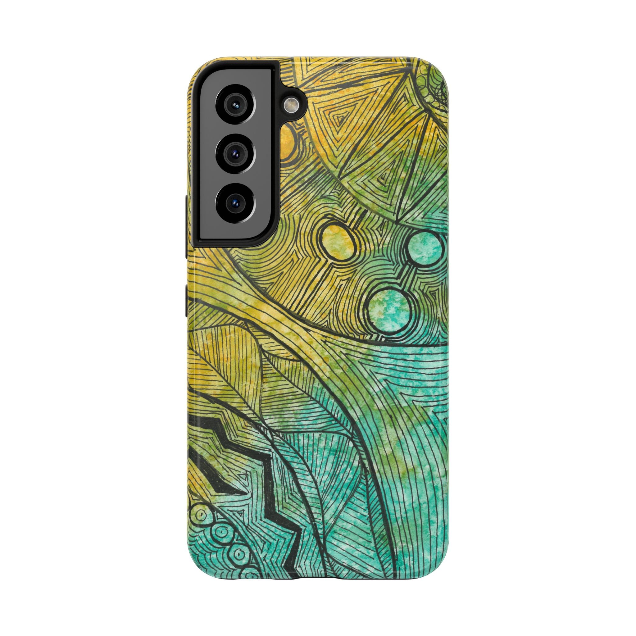 Tough Phone Case - All iPhones and Samsung Galaxys - Exciting Abstract Design #27 Come What May