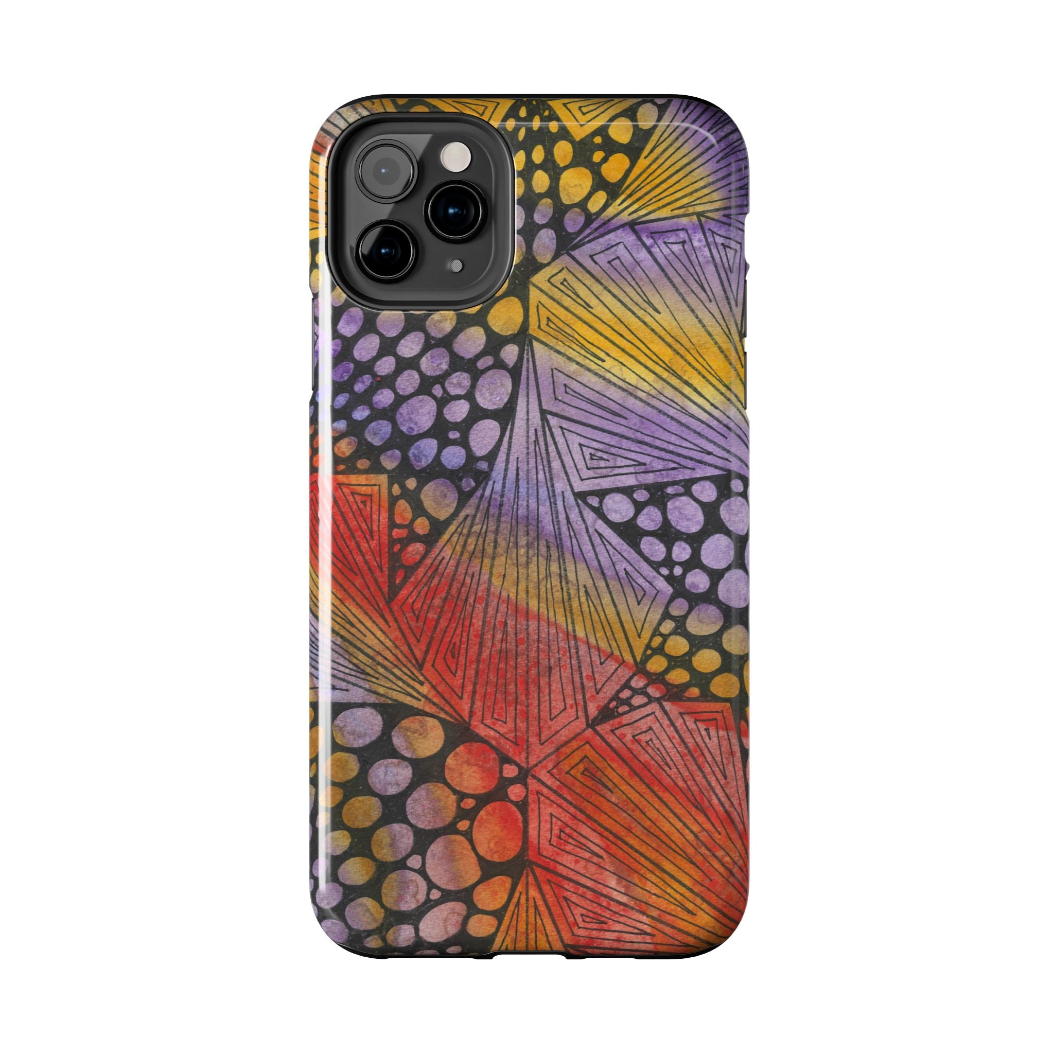 Tough Phone Case - All iPhones and Samsung Galaxys - Exciting Abstract Design #82 Fighting Delusions