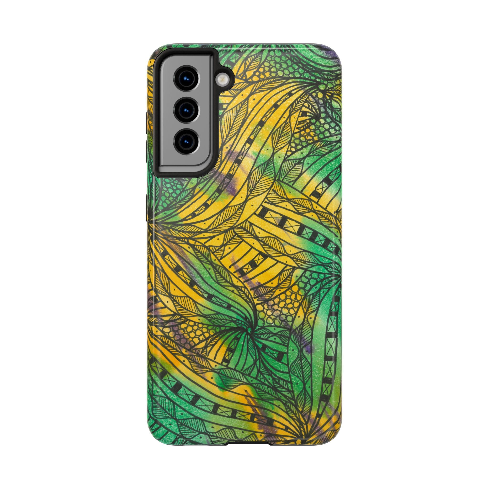 Tough Phone Case - All iPhones and Samsung Galaxys - Exciting Abstract Design #37 Shubbery!