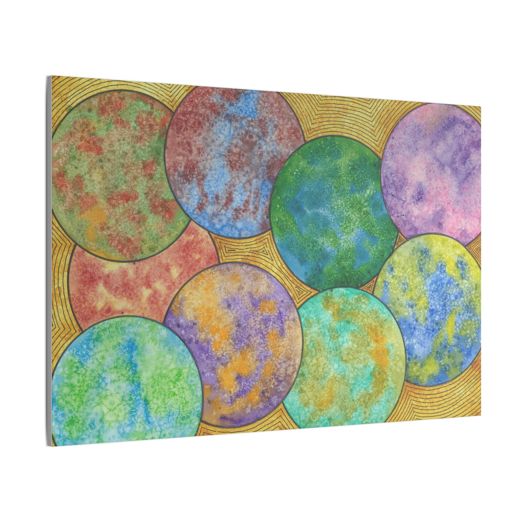 Large Colourful Wall Art, Canvas Prints, For Office, Bedroom or Living Room, or Special Gift #61 Worlds Apart