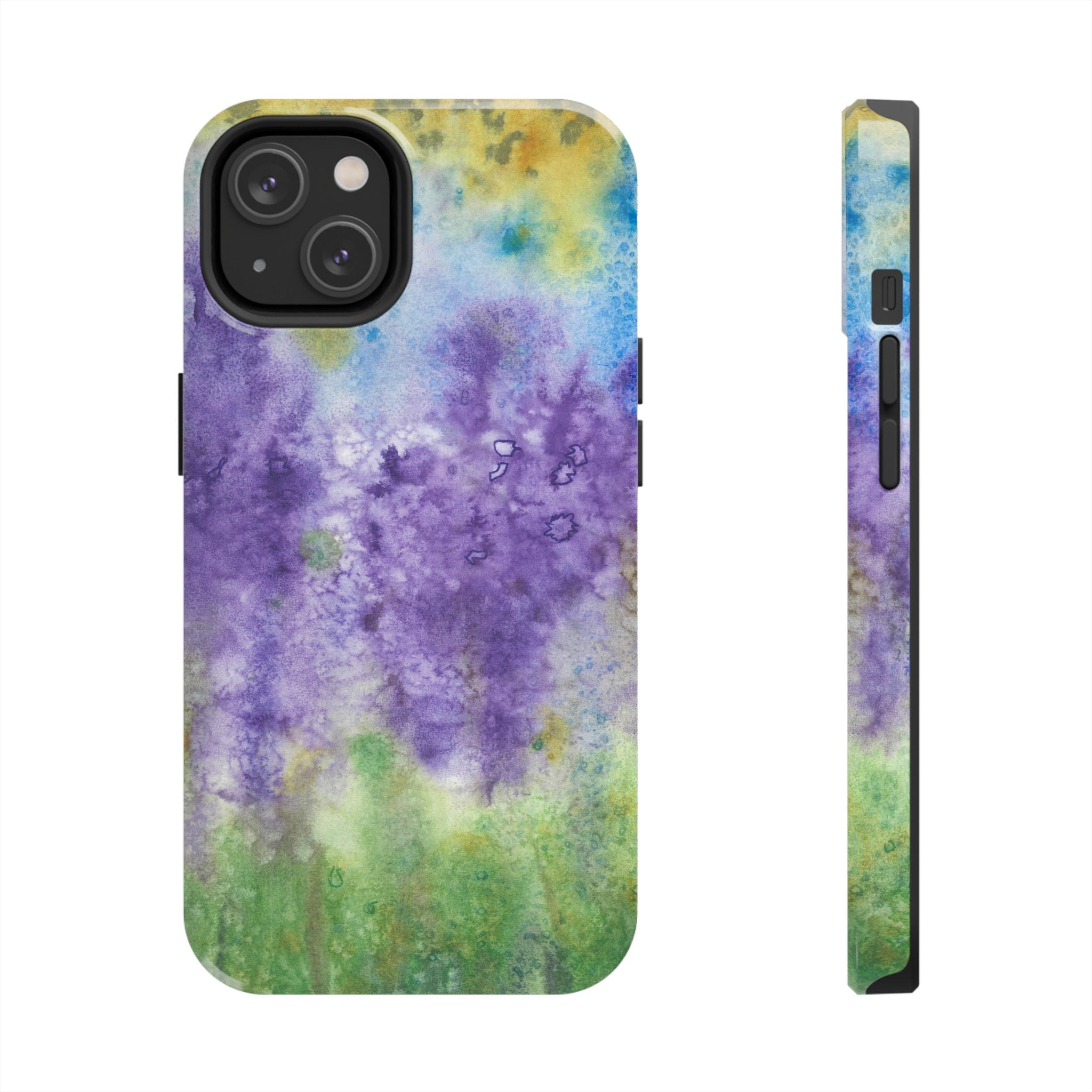 Tough Phone Case - All iPhones and Samsung Galaxys - Exciting Abstract Design #74 Lavender Fields