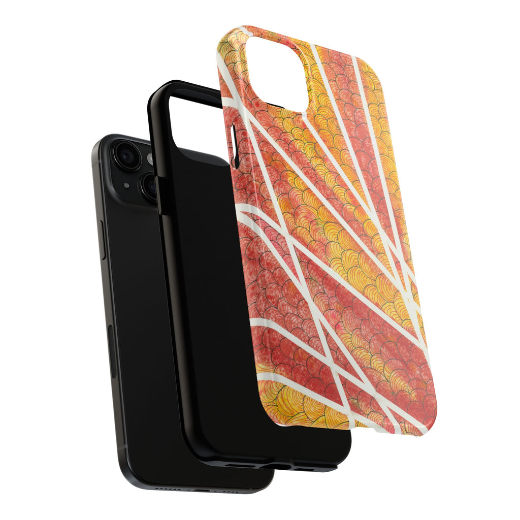 Tough Phone Case - All iPhones and Samsung Galaxys - Exciting Abstract Design #67 Max Mimosa