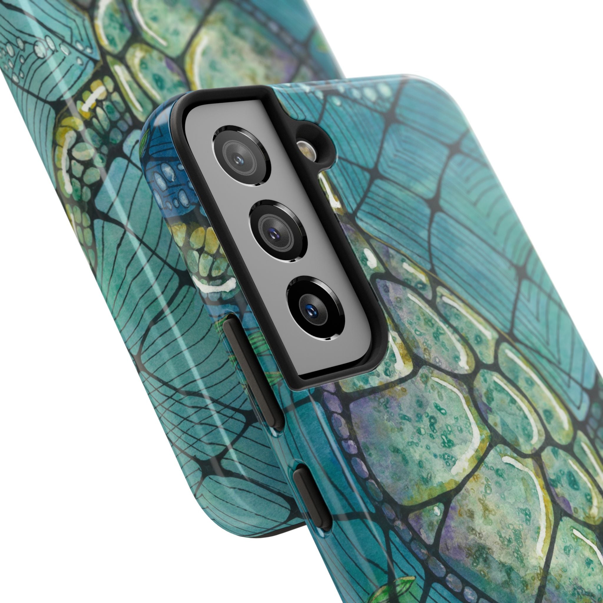 Tough Phone Case - All iPhones and Samsung Galaxys - Exciting Abstract Design #73 Turtling Along