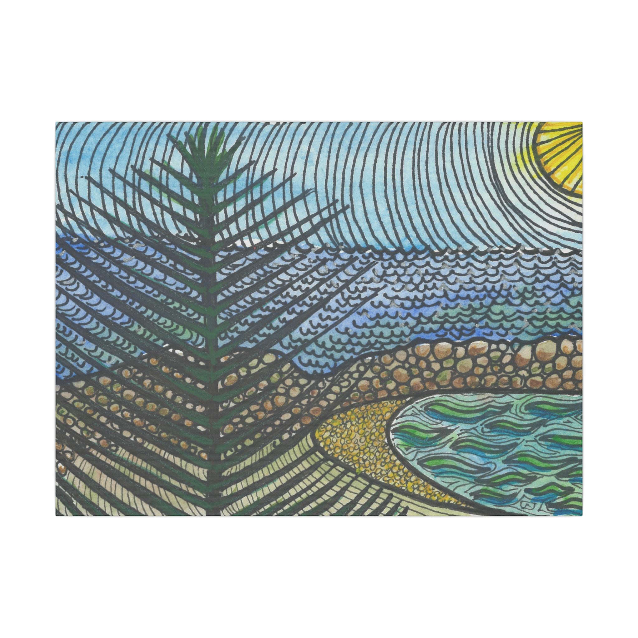 Large Colourful Wall Art, Canvas Prints, For Office, Bedroom or Living Room, or Special Gift #47 Cottesloe