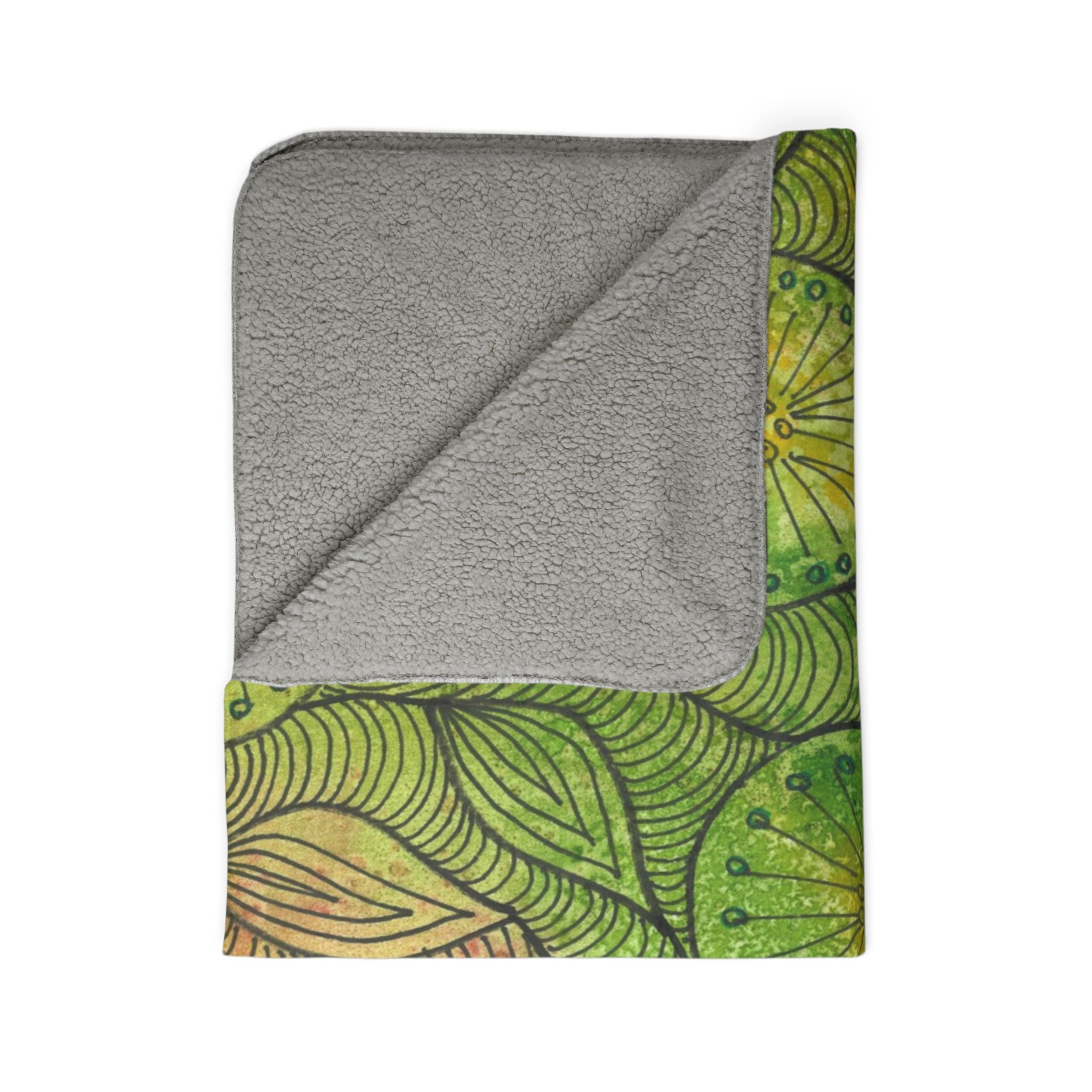 Fleece Throw Blanket, Textured Sherpa Underside, Hemmed, 2 Sizes. Colourful Abstract Design. Perfect for Bedroom, Living Room, or Special Gift #63 Margarita Mondays